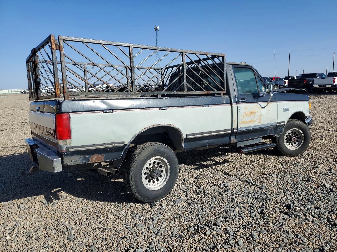 1990 Ford F250 Gray vin: 1FTHF26H8LPA30773