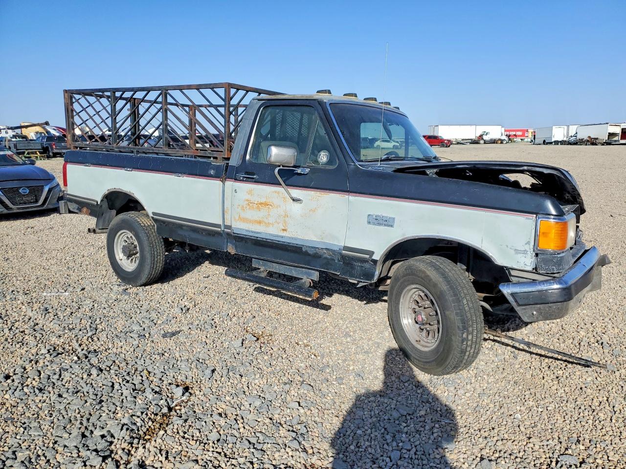 1990 Ford F250 Gray vin: 1FTHF26H8LPA30773