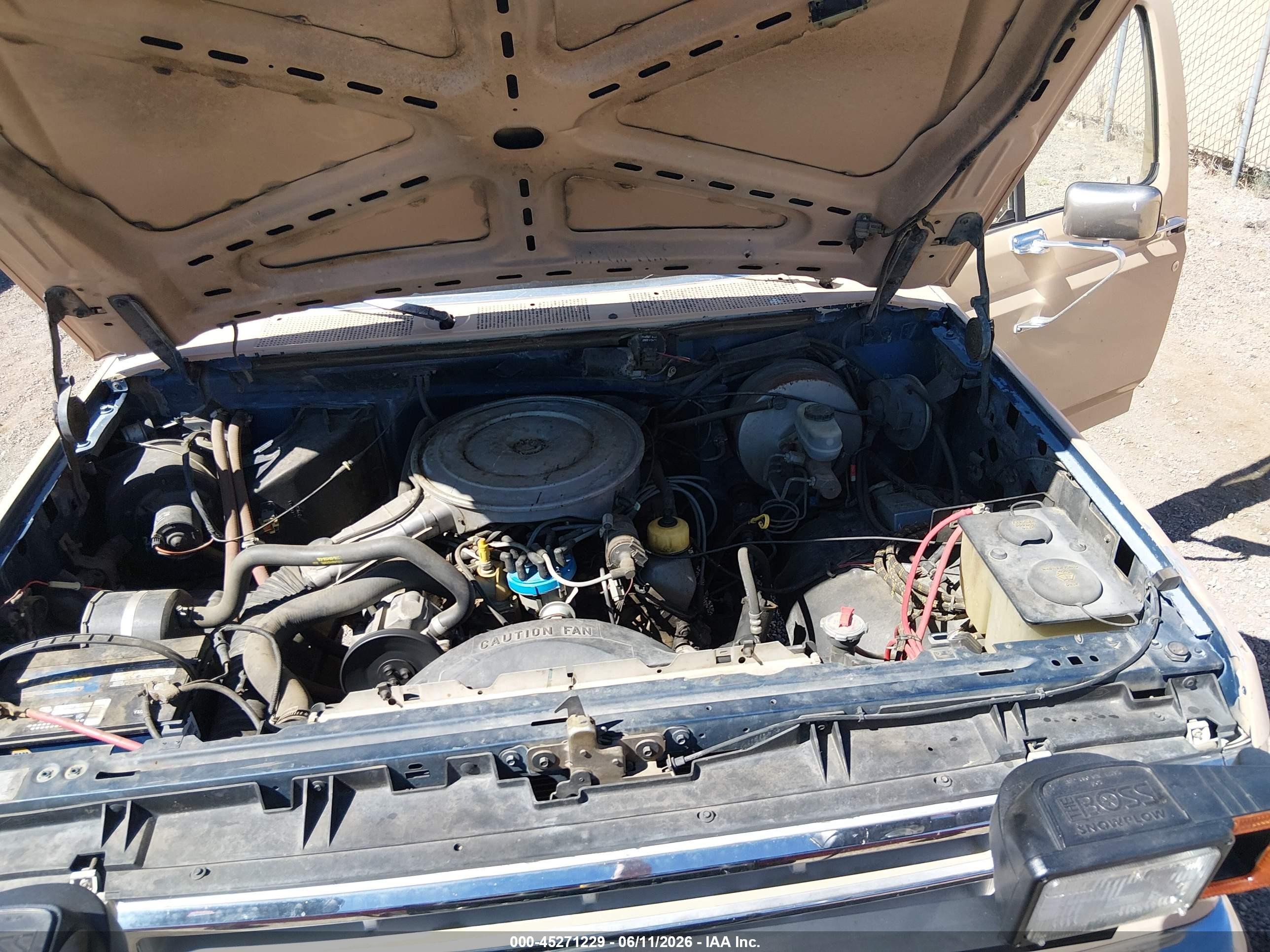 1987 Ford F250   Brown vin: 1FTHF26L1HPB44643