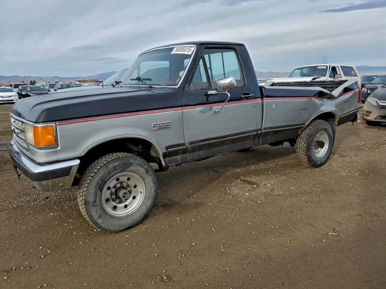 1987 Ford F250 Black vin: 1FTHF26L3HPA40607