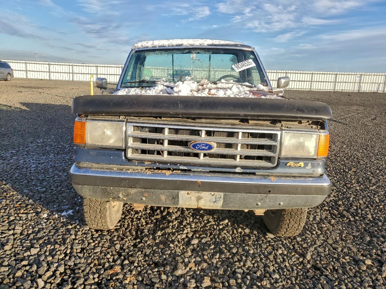 1987 Ford F250 Blue vin: 1FTHF26L8HPA57385