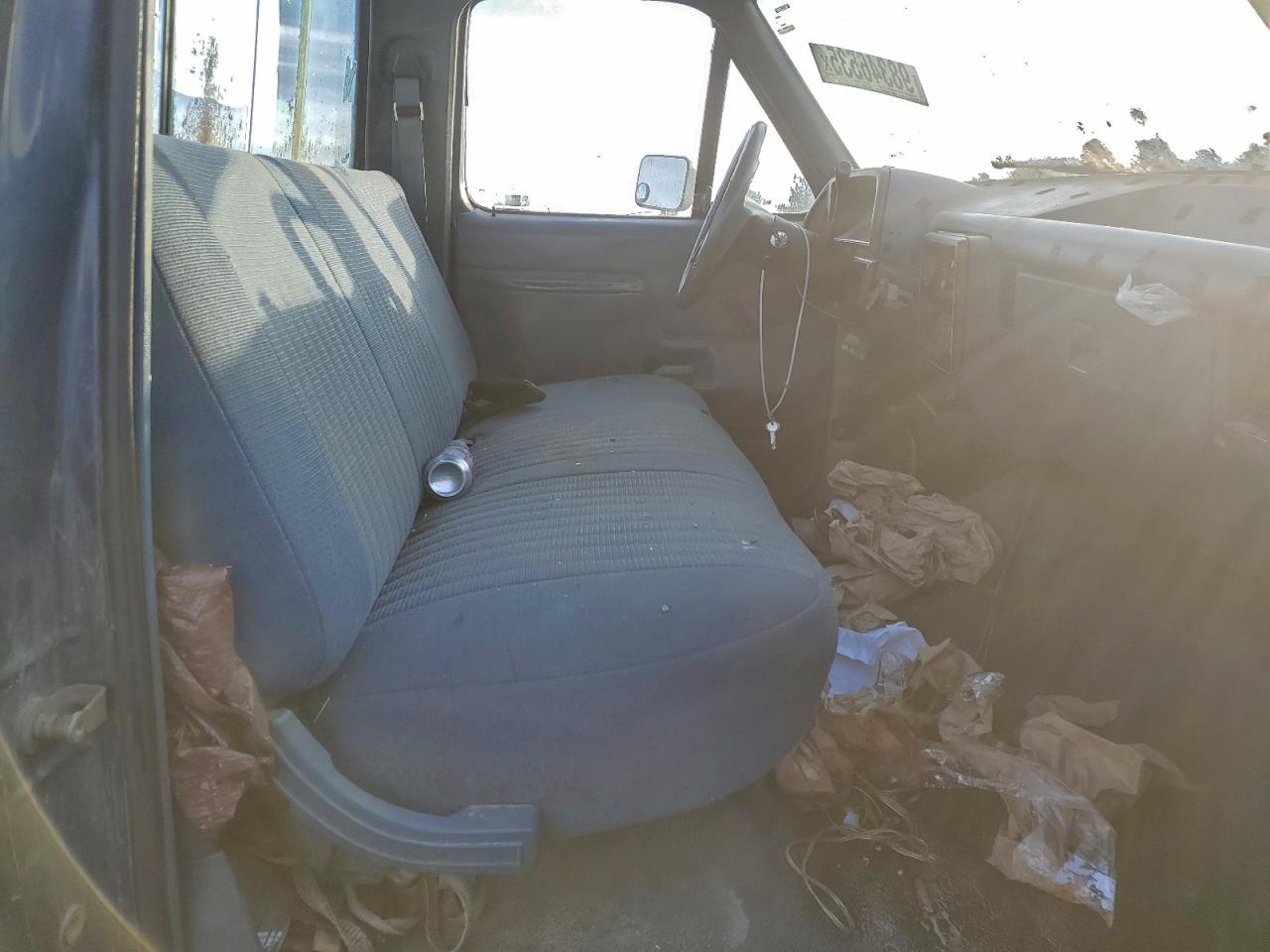 1987 Ford F250 Blue vin: 1FTHF26L8HPA57385