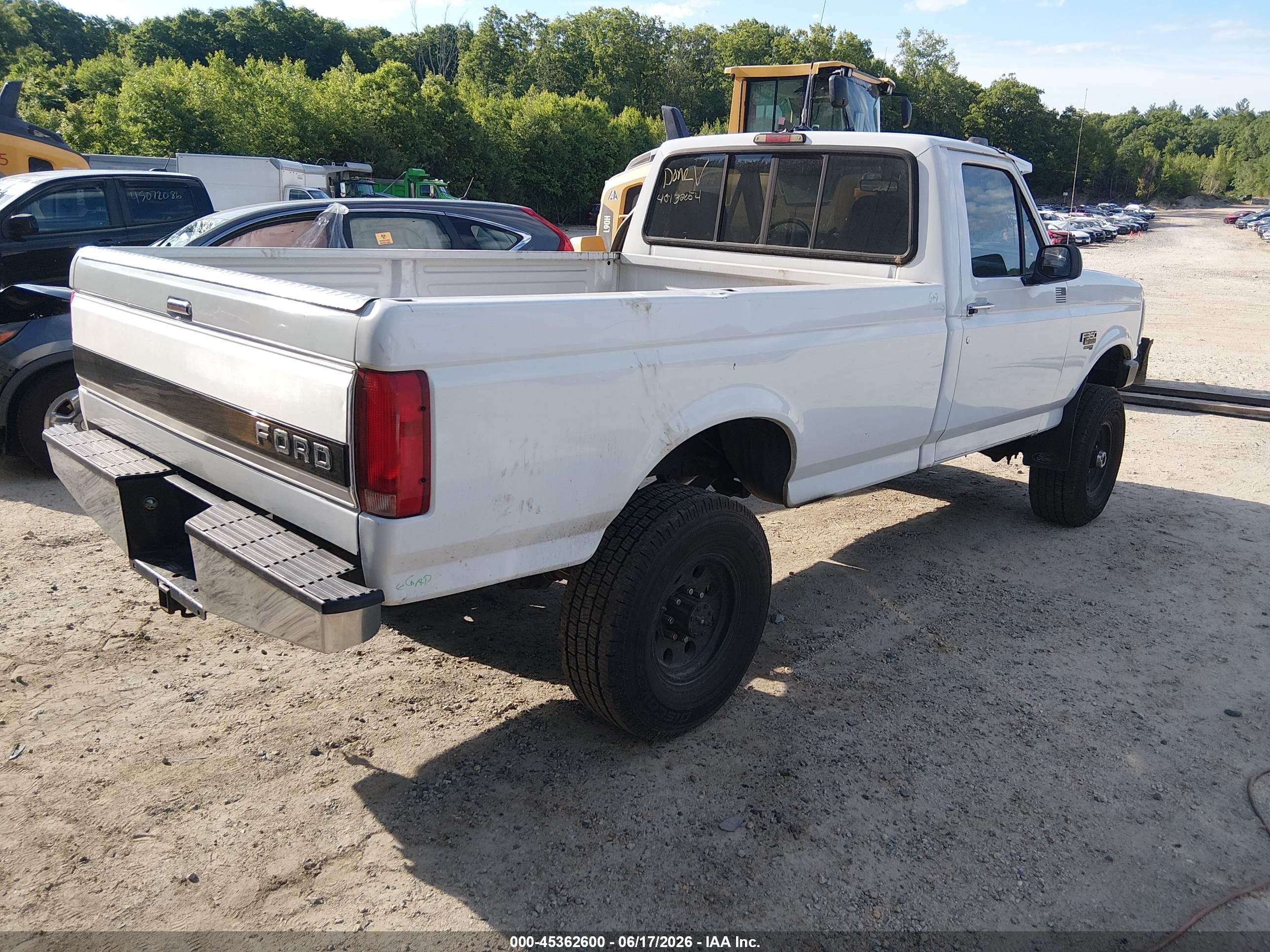 1996 Ford F350   White vin: 1FTHF36F8TEB63520