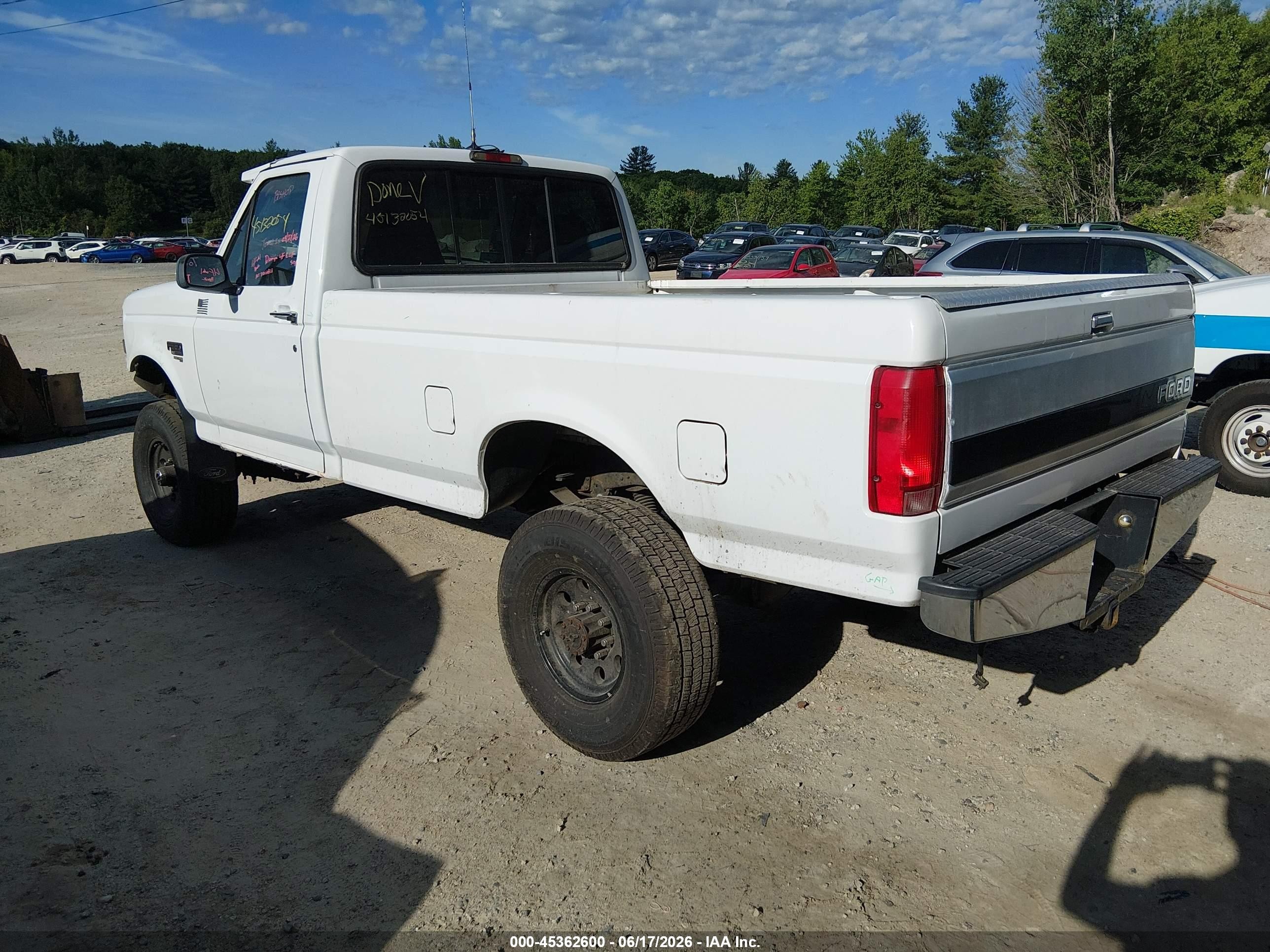1996 Ford F350   White vin: 1FTHF36F8TEB63520