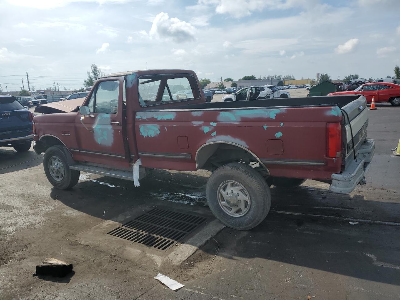 1989 Ford F350 Brown vin: 1FTHF36M3KNA76976