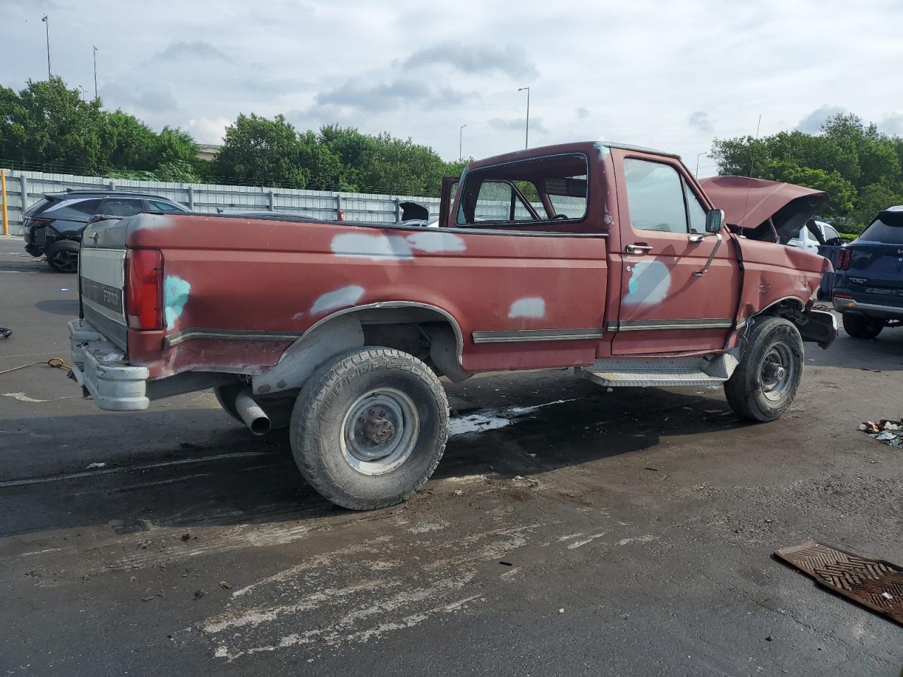 1989 Ford F350 Brown vin: 1FTHF36M3KNA76976