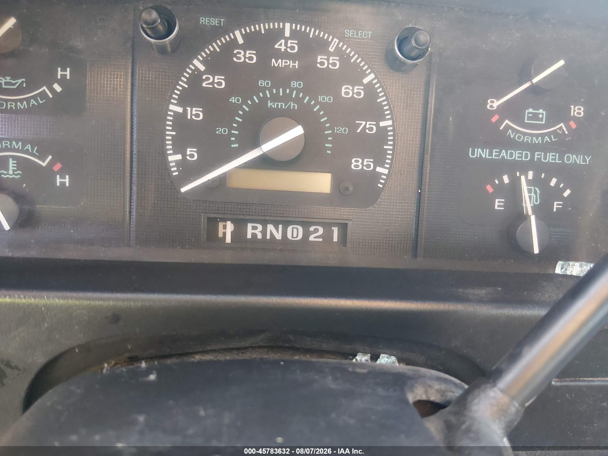 1995 Ford Econoline E250 Super Duty Van Синий vin: 1FTHS24H0SHB02007