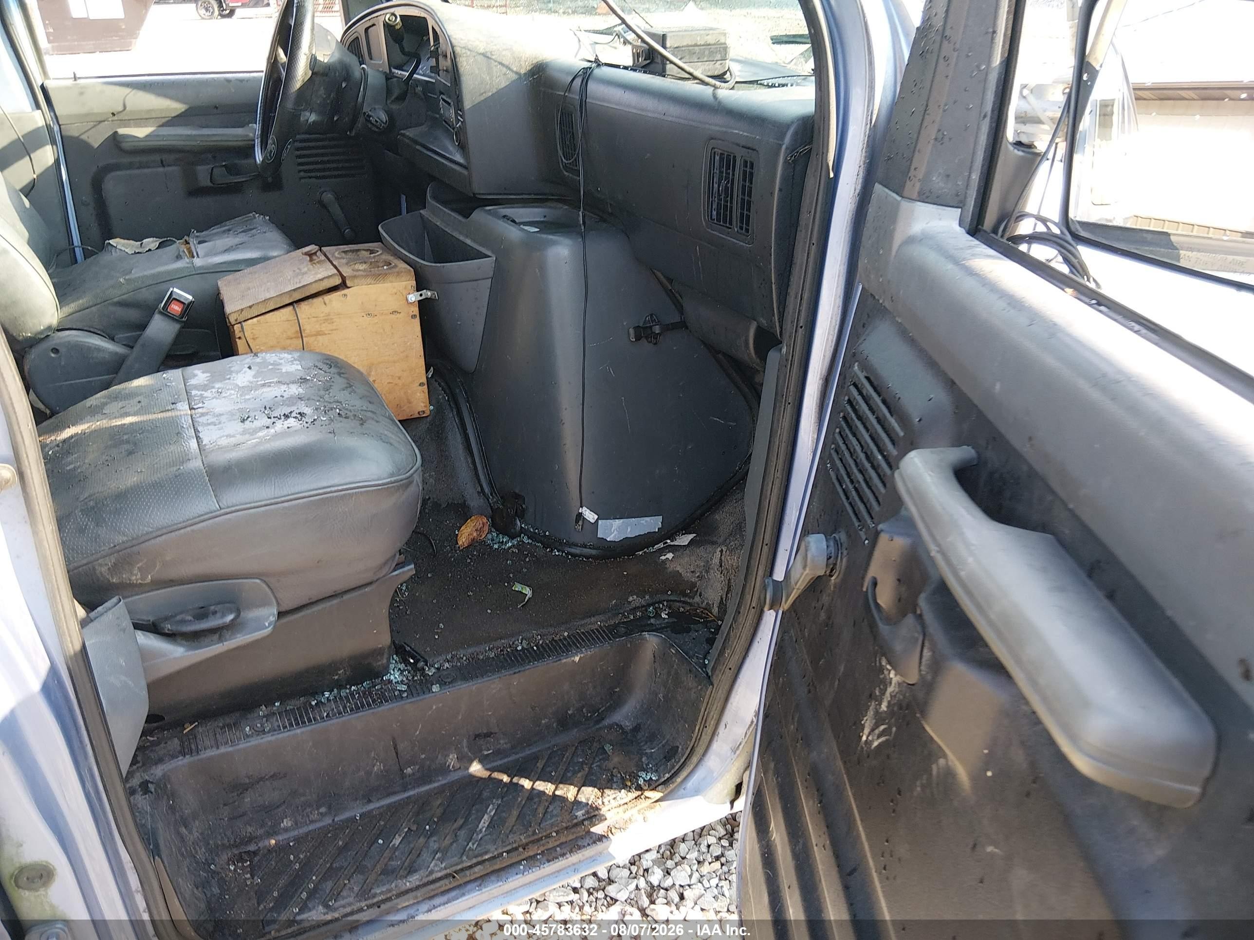1995 Ford Econoline E250 Super Duty Van Синий vin: 1FTHS24H0SHB02007
