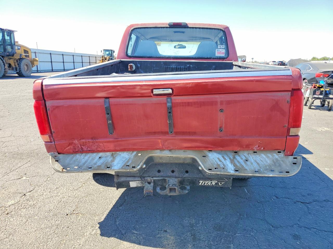 1993 Ford 250 Super Dut Red vin: 1FTHW25F9TEA79248