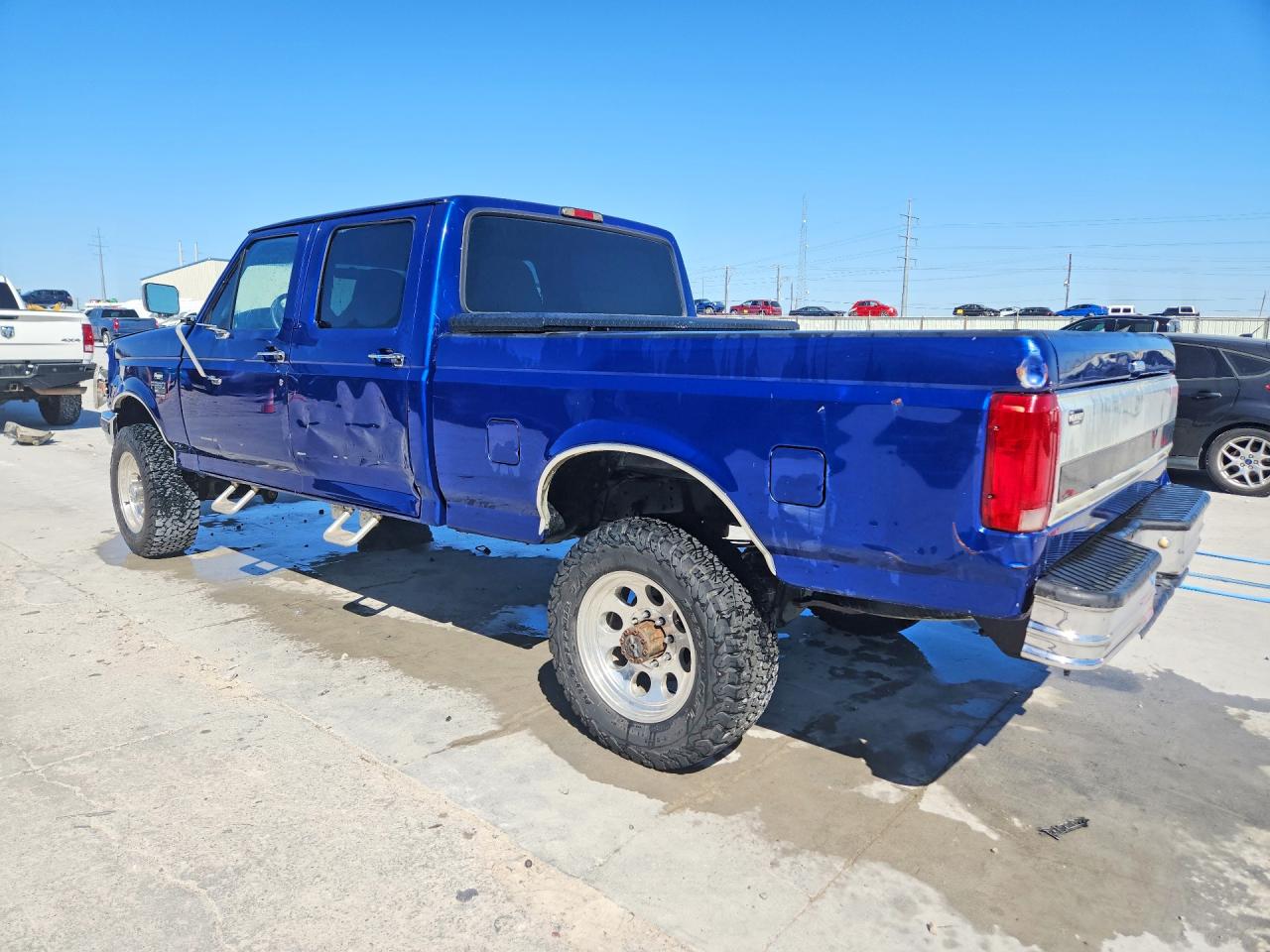 1996 Ford F250 Blue vin: 1FTHW25FXTEB07915