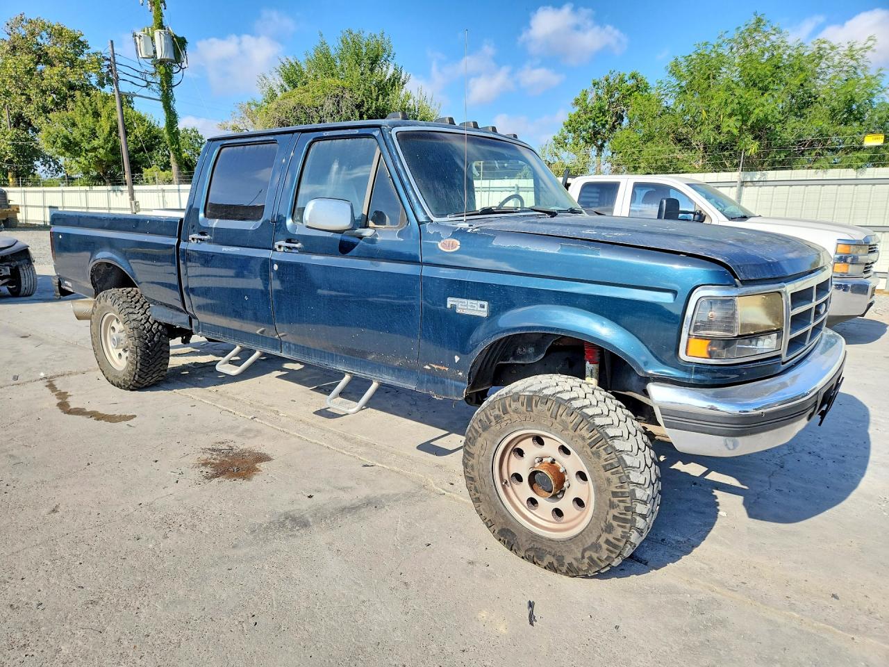 1996 Ford F250 Зеленый vin: 1FTHW26F2TEA02977