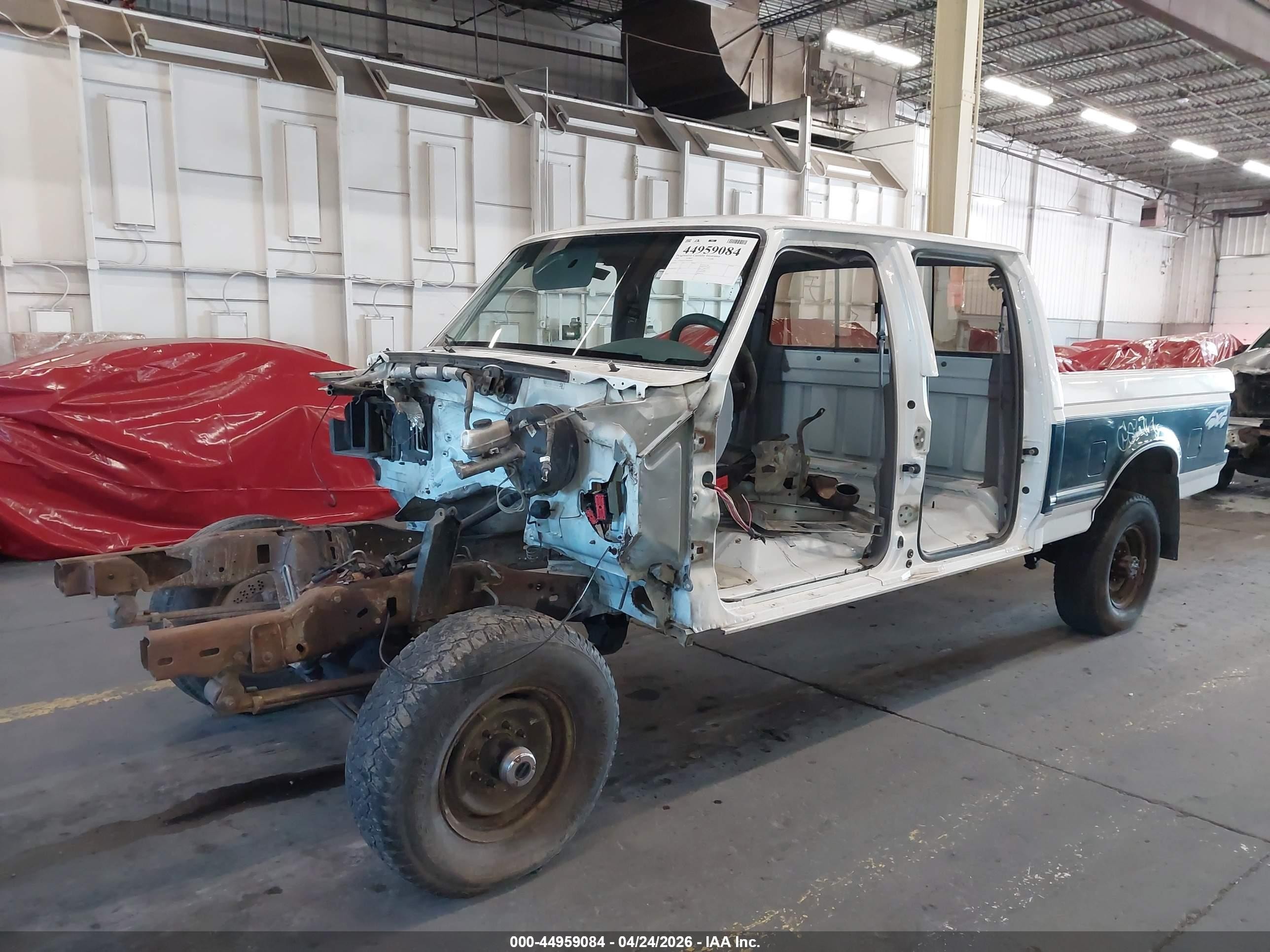 1997 Ford F-250 Xl White vin: 1FTHW26F4VEA06306
