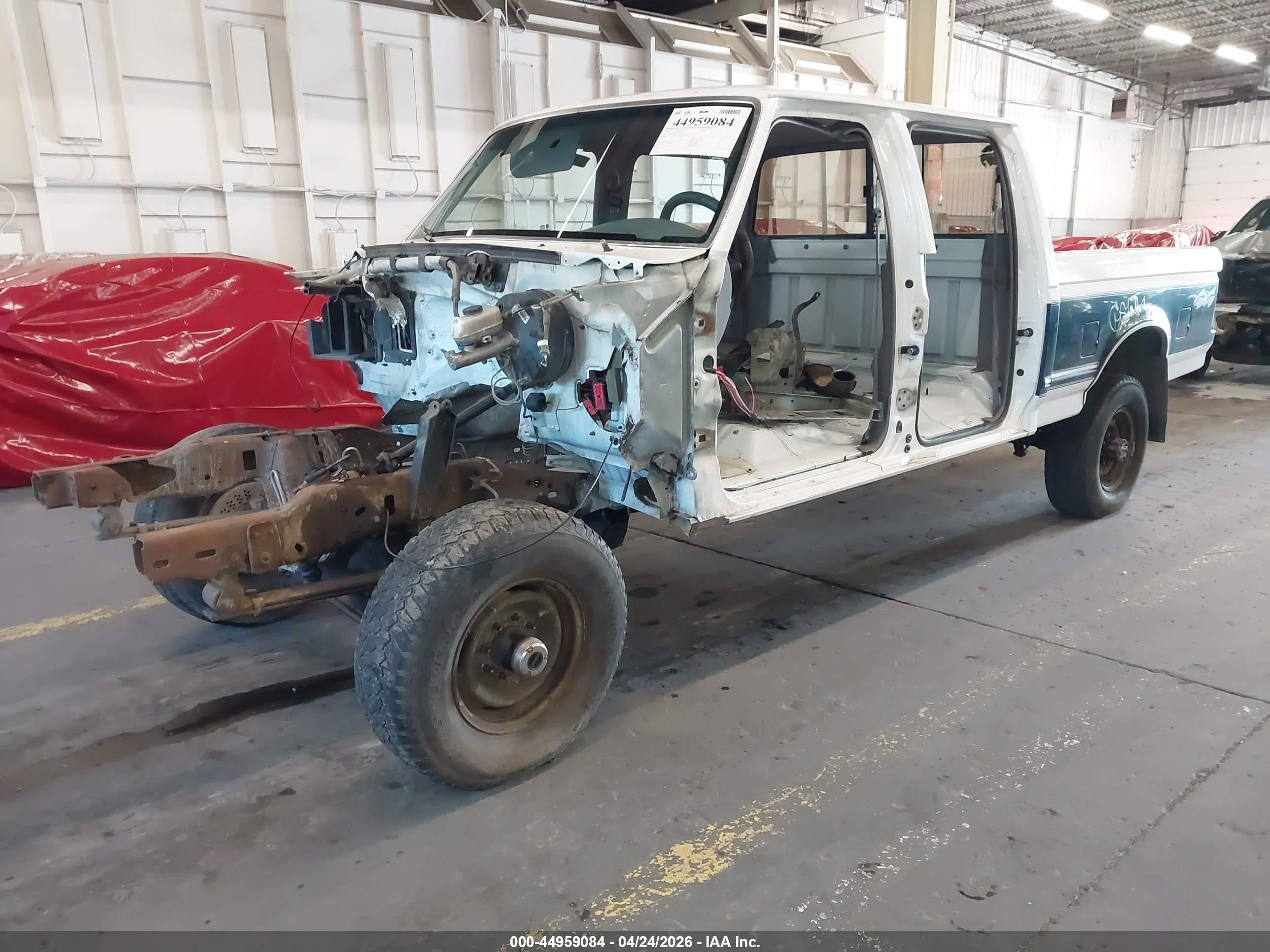 1997 Ford F-250 Xl White vin: 1FTHW26F4VEA06306