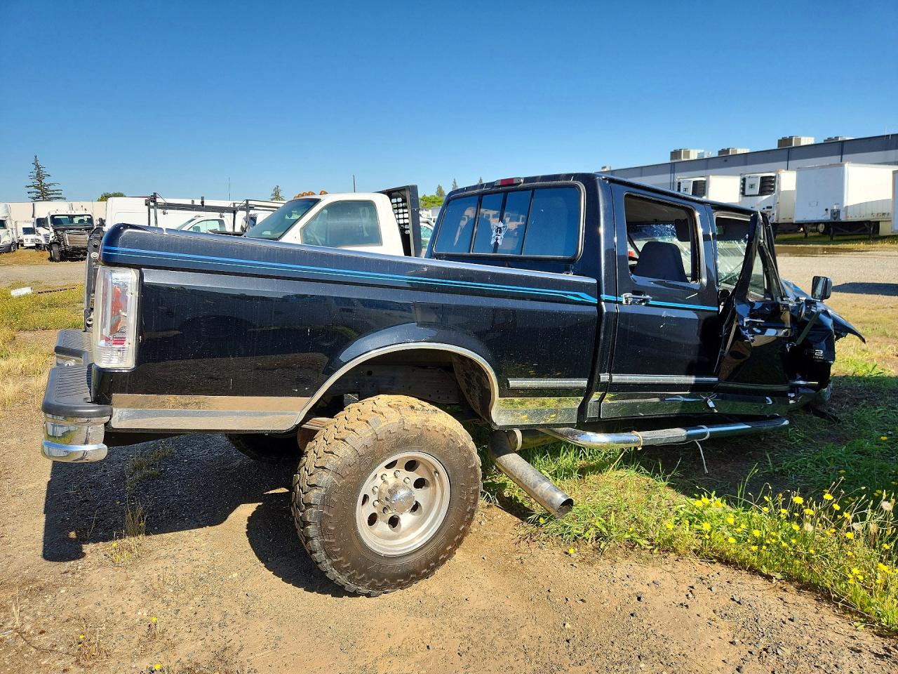 1997 Ford F250 Black vin: 1FTHW26F4VEC77303