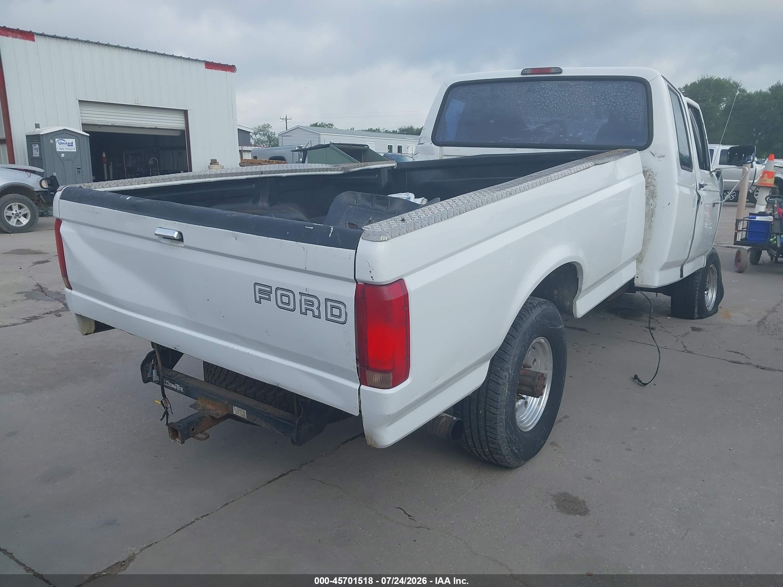 1997 Ford F-250 Hd Xl White vin: 1FTHX25F2VEC70266