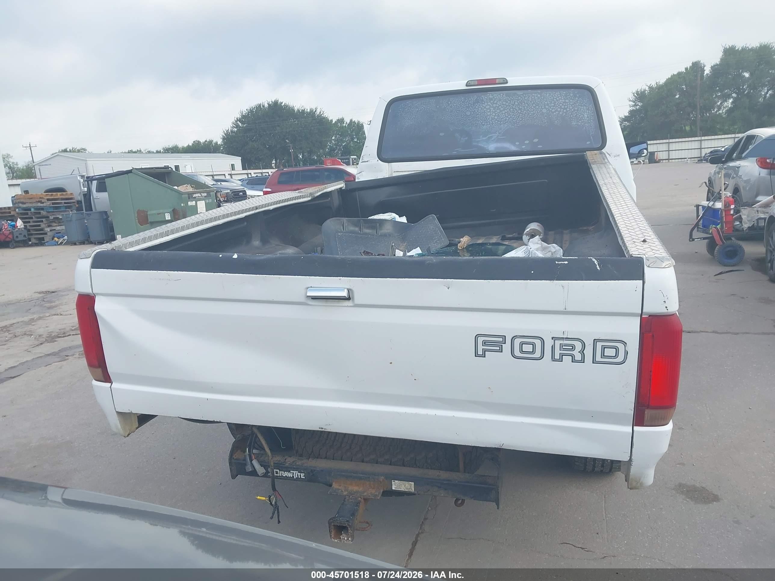 1997 Ford F-250 Hd Xl White vin: 1FTHX25F2VEC70266