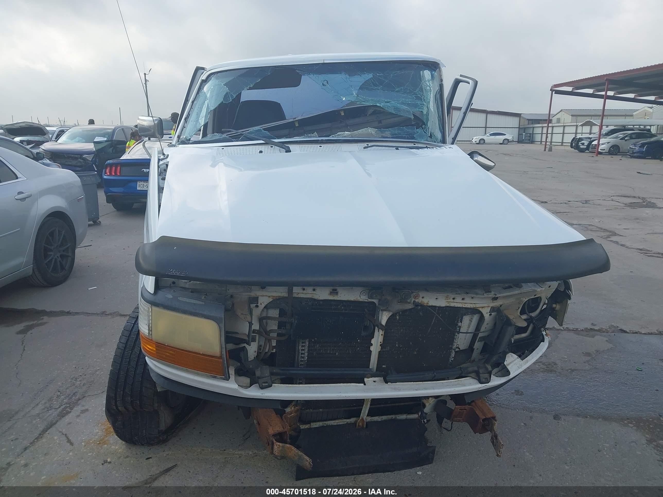 1997 Ford F-250 Hd Xl White vin: 1FTHX25F2VEC70266