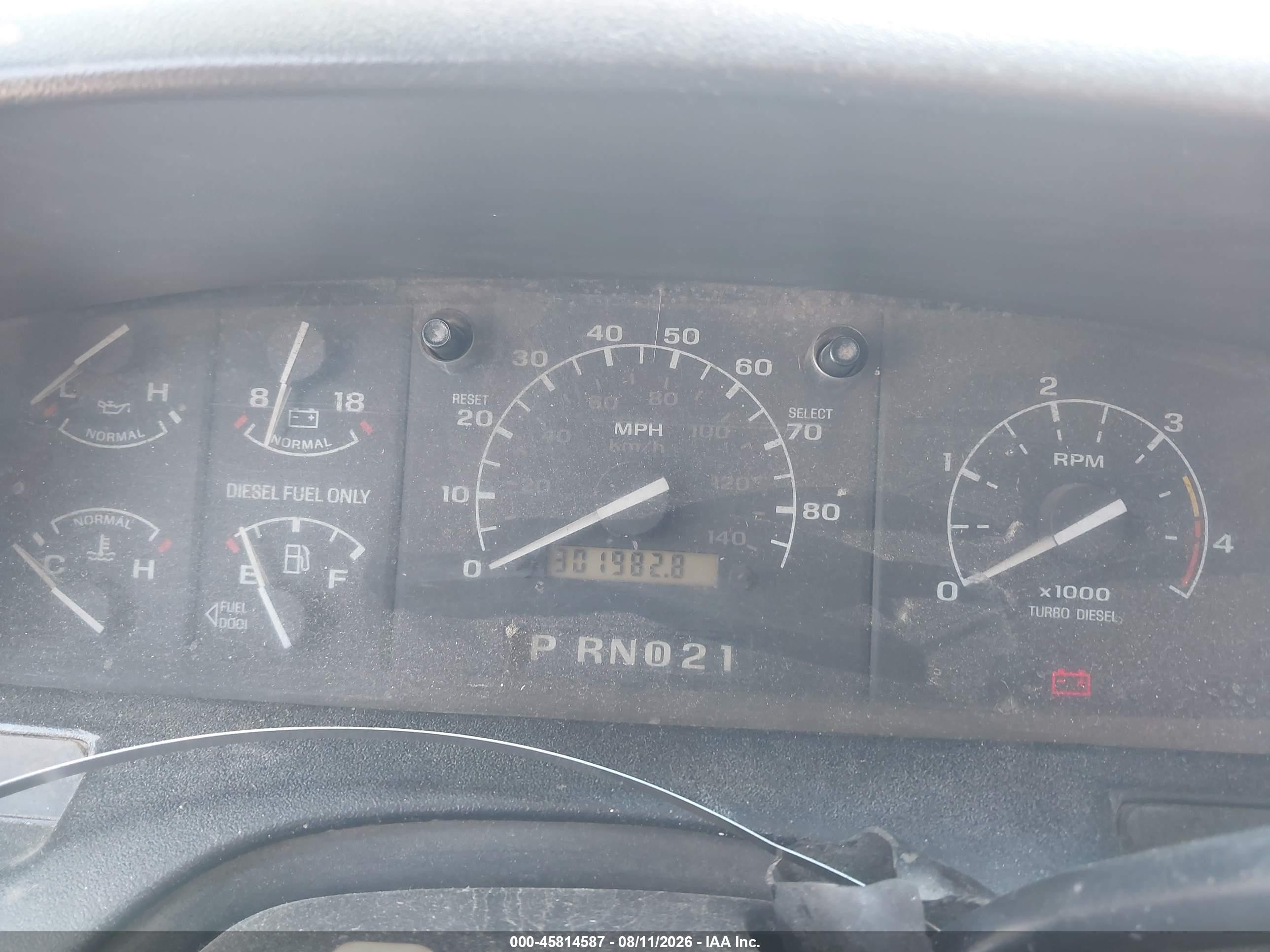 1997 Ford F-250 Hd Xl Белый vin: 1FTHX25F6VED03219