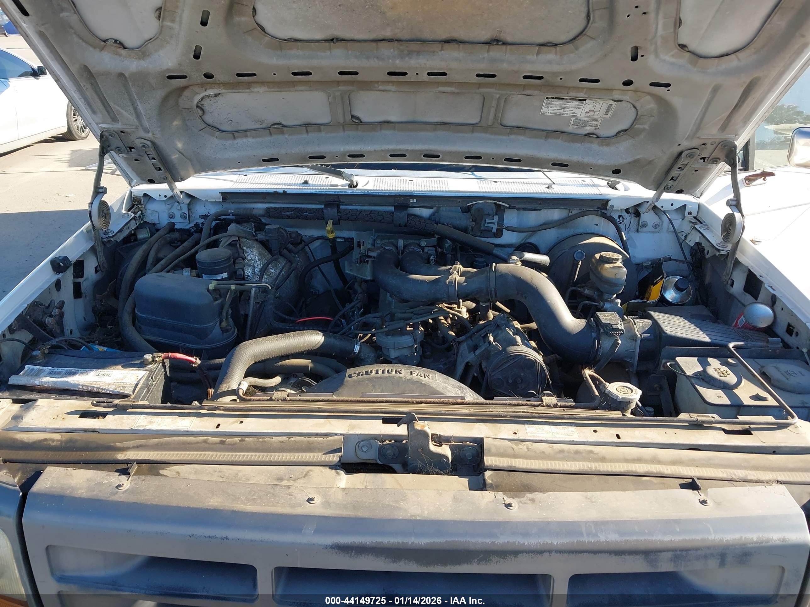 1997 Ford F-250 Xl White vin: 1FTHX25G1VEC93160