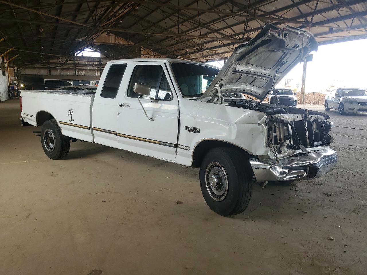 1993 Ford F250 White vin: 1FTHX25G4PKA81387