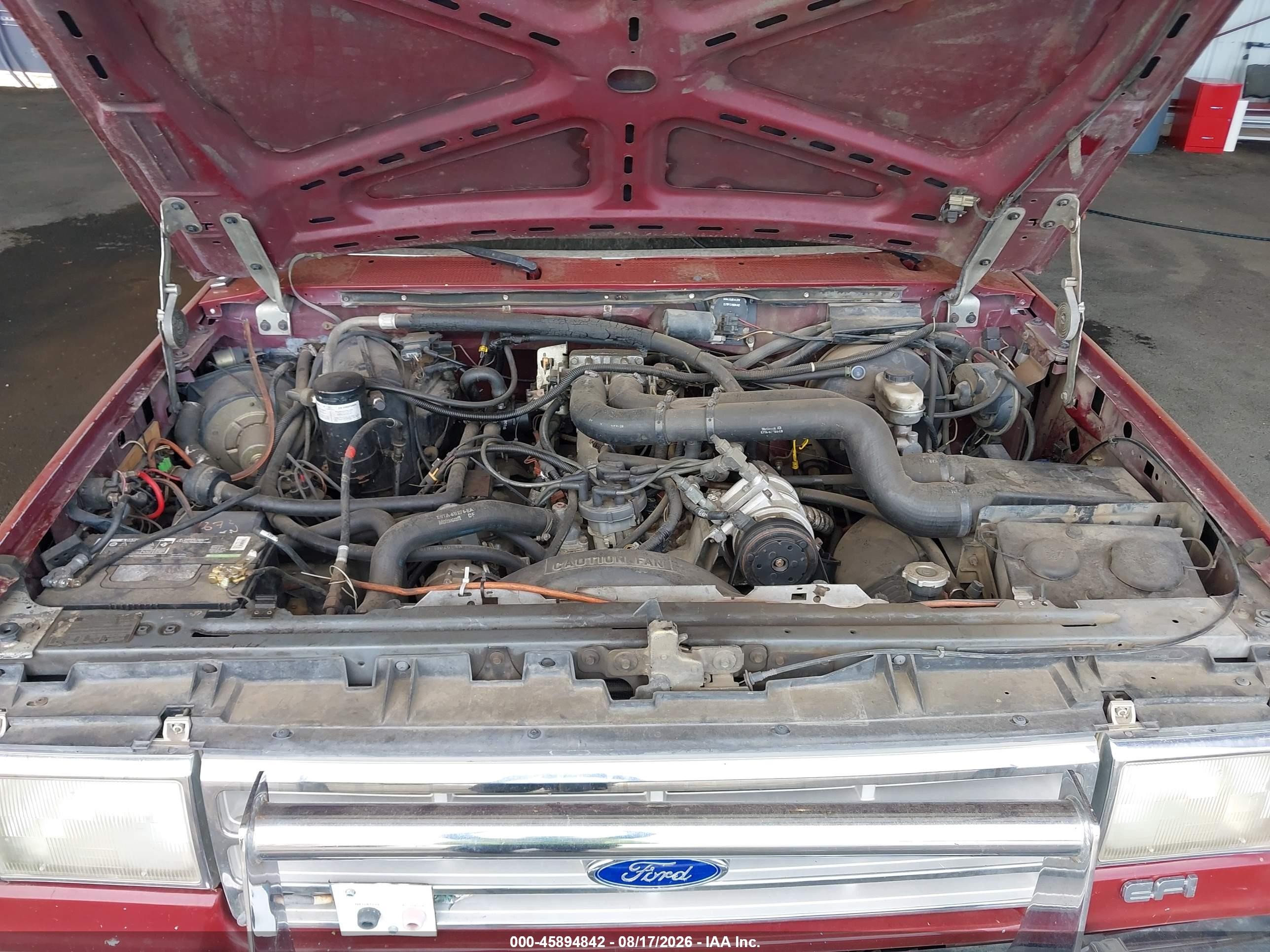 1988 Ford F250   Red vin: 1FTHX25G5JKA98898