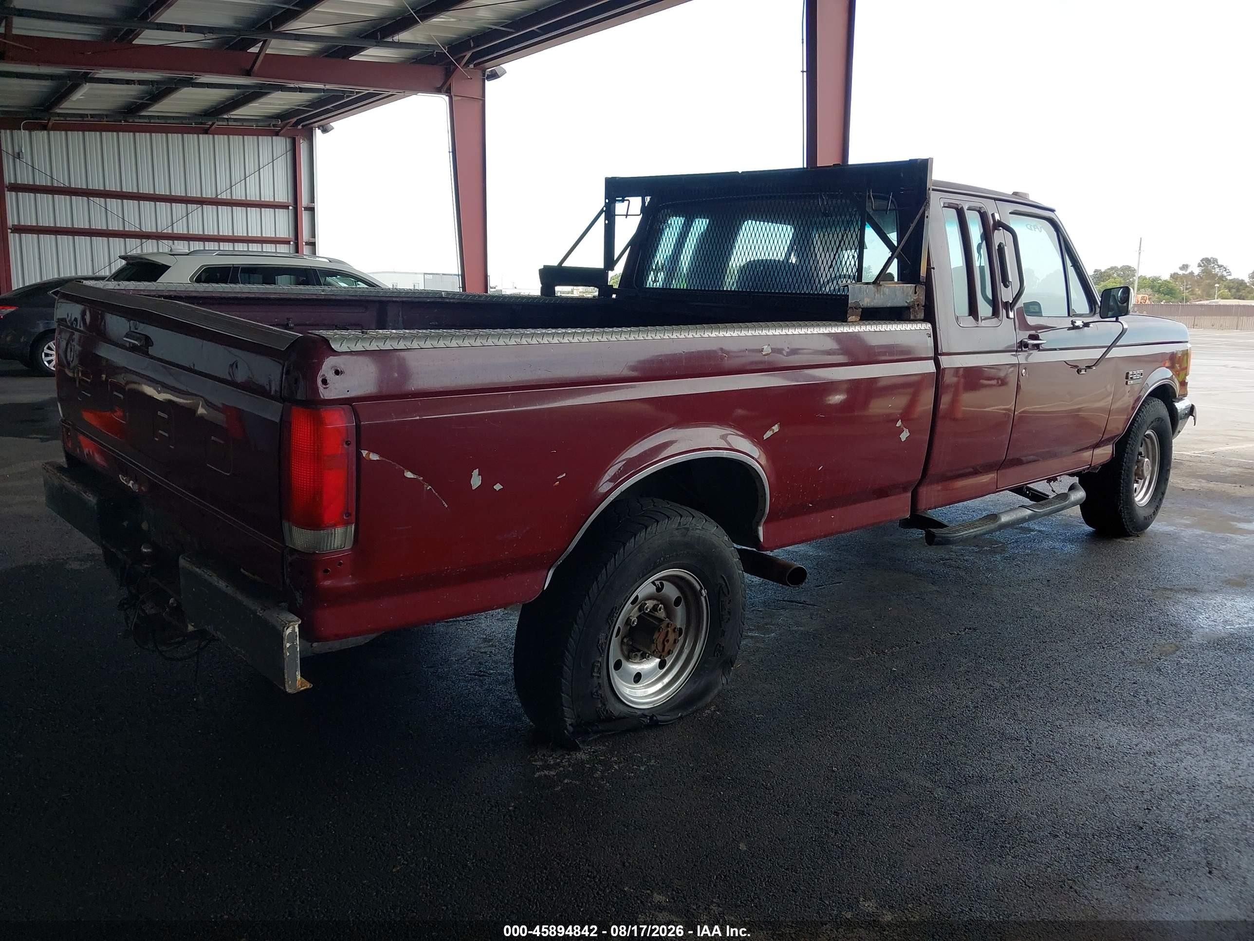 1988 Ford F250   Red vin: 1FTHX25G5JKA98898
