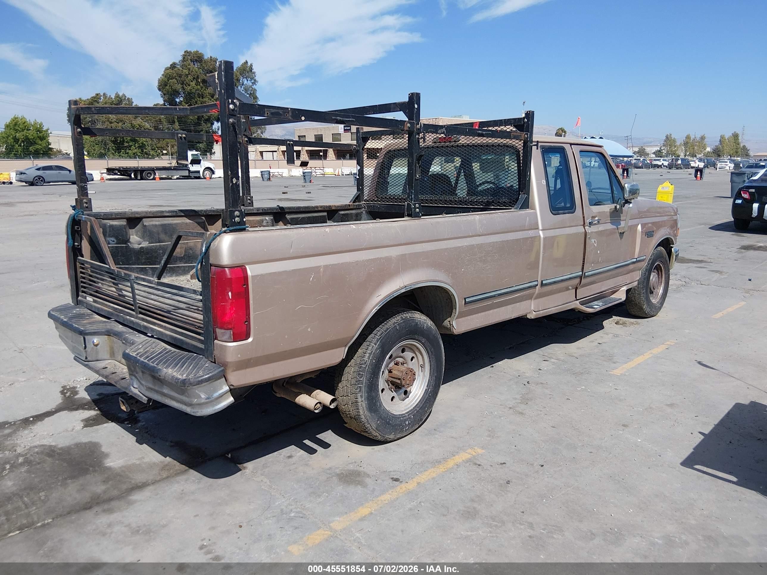 1997 Ford F-250 Hd Xl Champagne vin: 1FTHX25G6VEB43416