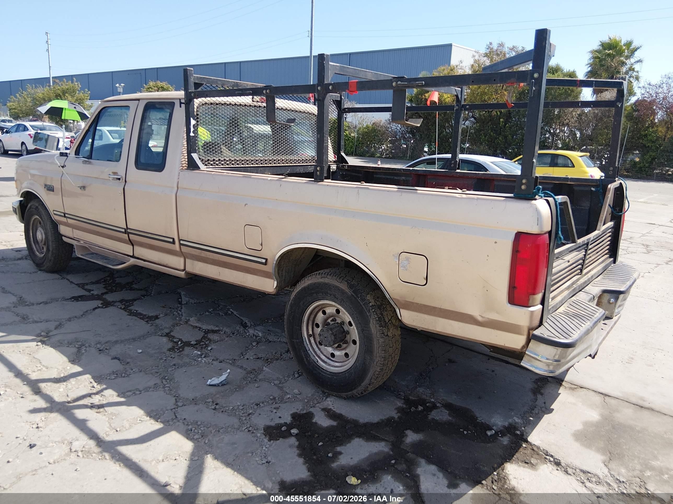 1997 Ford F-250 Hd Xl Champagne vin: 1FTHX25G6VEB43416