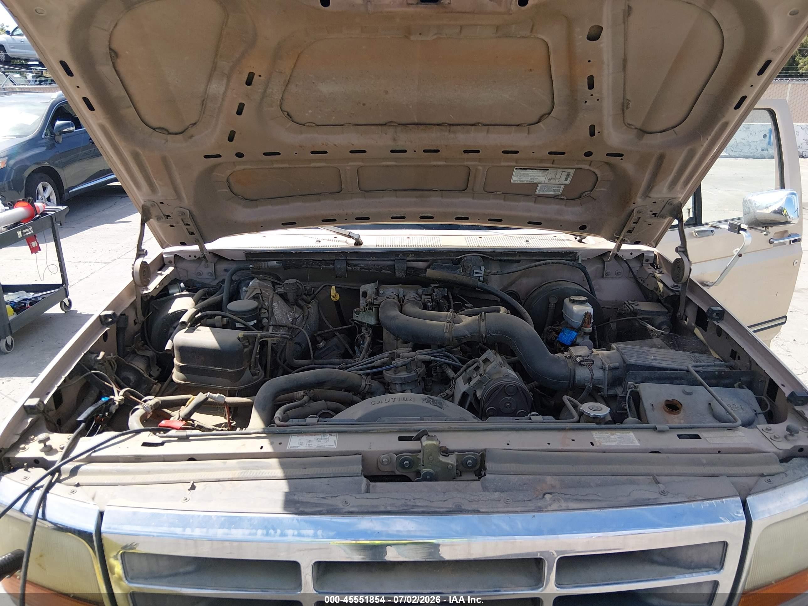1997 Ford F-250 Hd Xl Champagne vin: 1FTHX25G6VEB43416