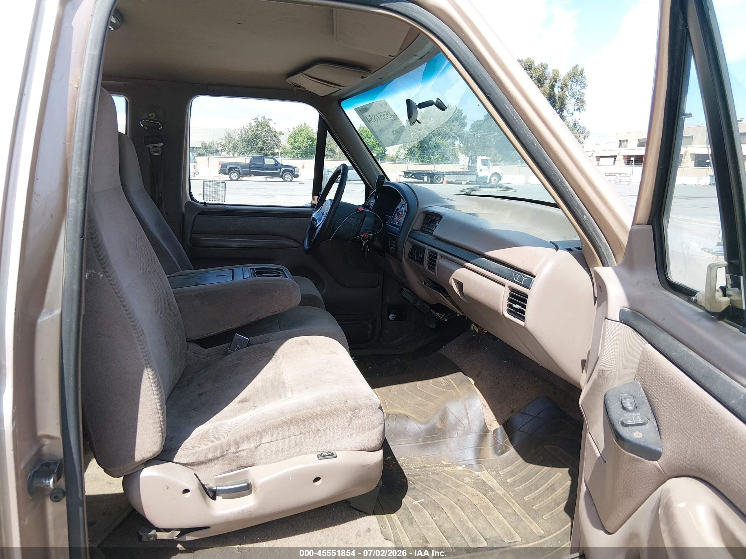 1997 Ford F-250 Hd Xl Champagne vin: 1FTHX25G6VEB43416