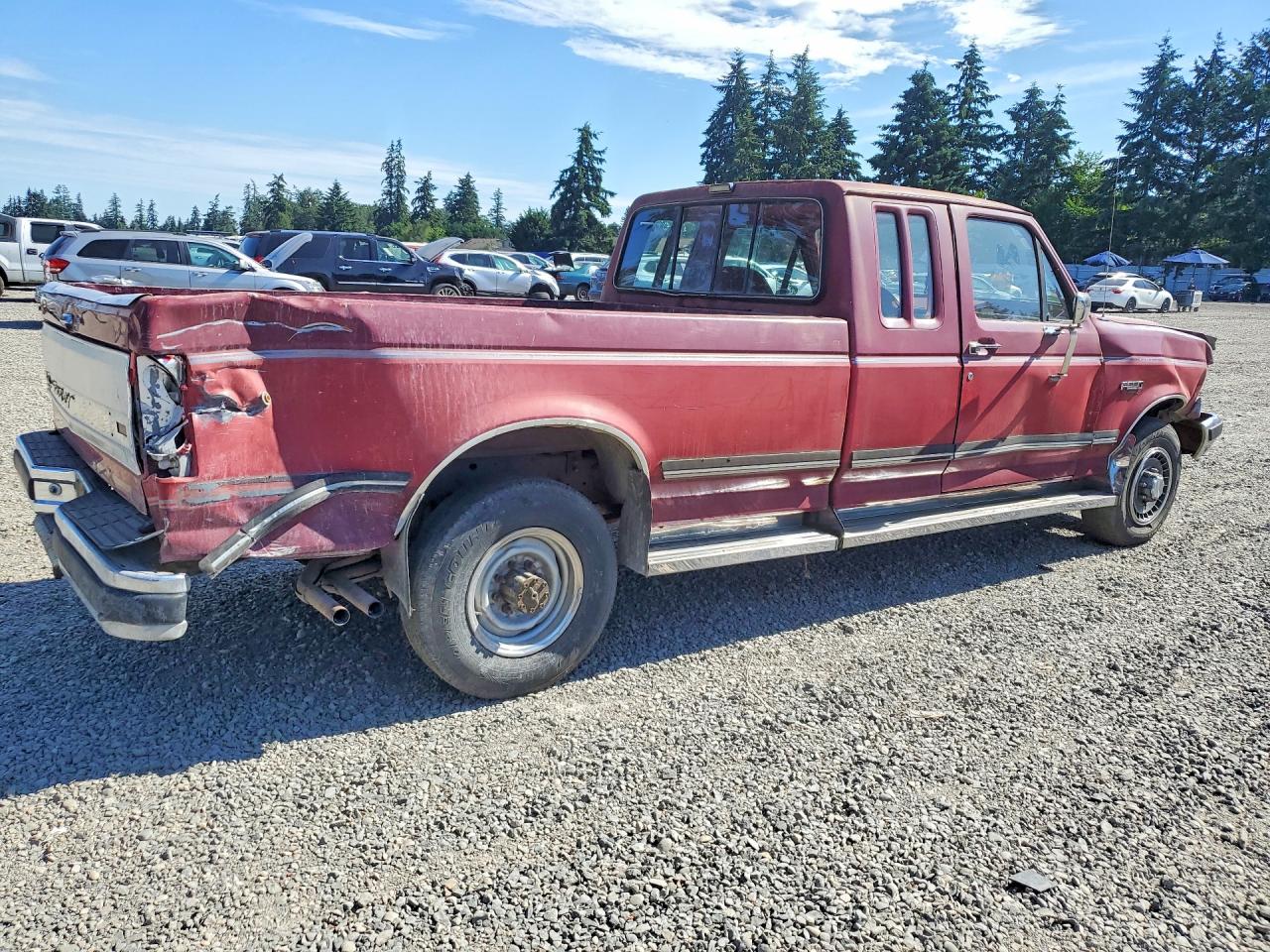 1990 Ford F250 Maroon vin: 1FTHX25G7LKB26686