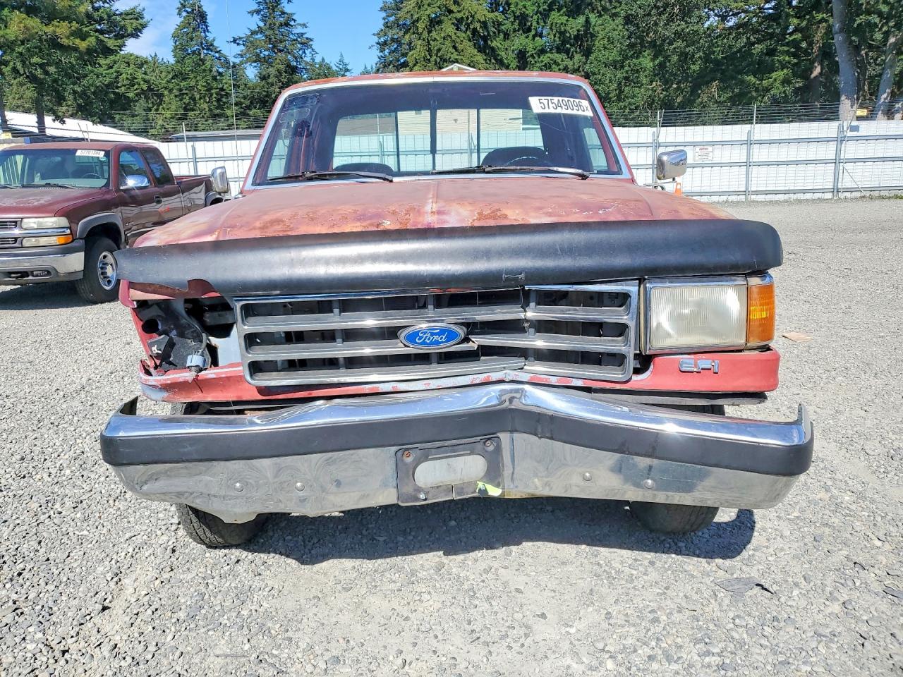 1990 Ford F250 Maroon vin: 1FTHX25G7LKB26686