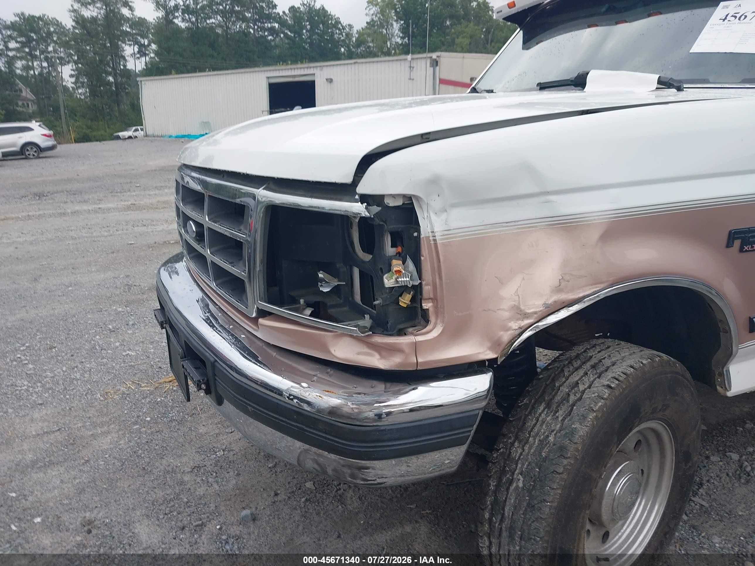 1996 Ford F250   Beige vin: 1FTHX25H1TEB45242