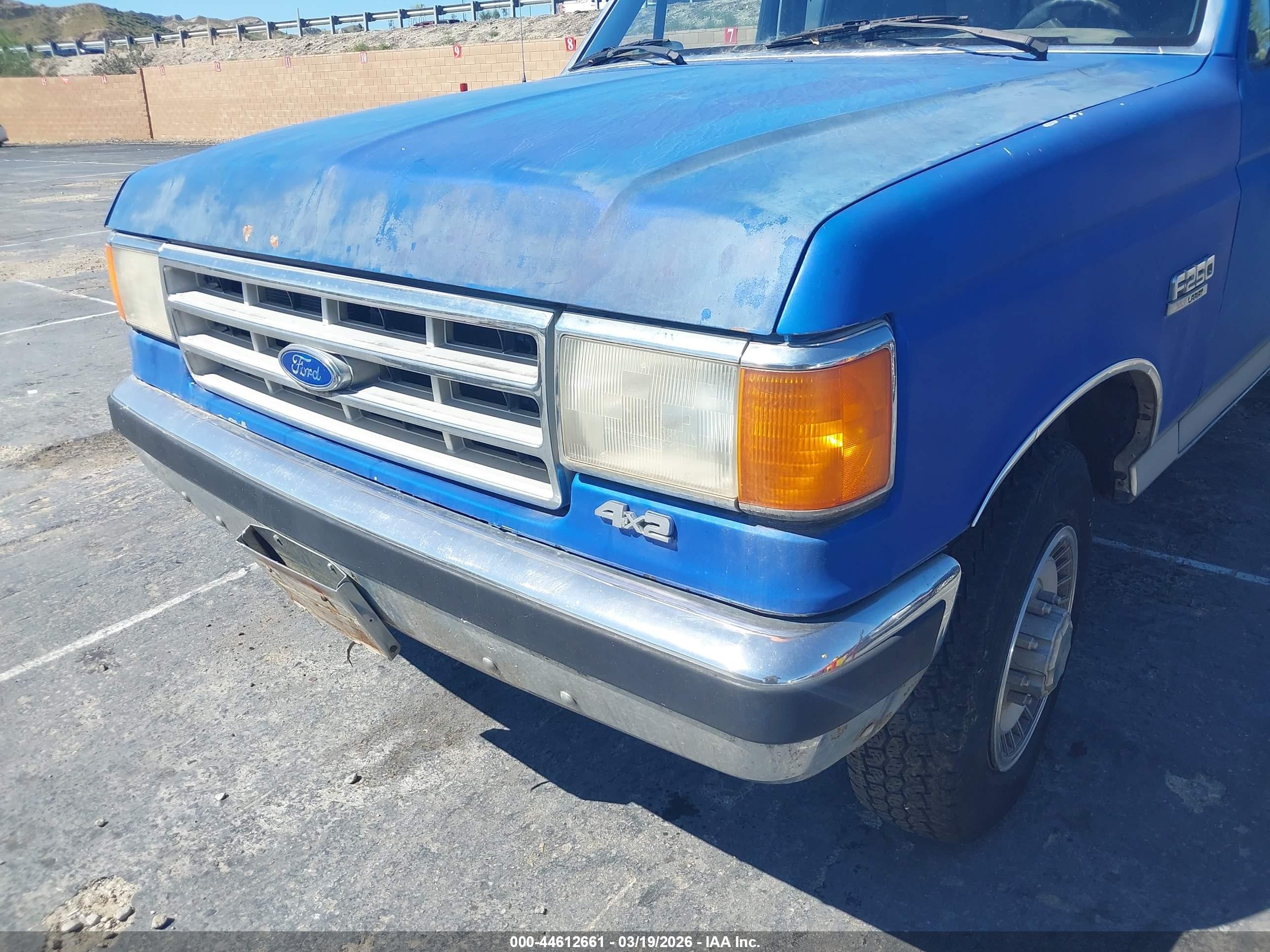 1987 Ford F250   Blue vin: 1FTHX25H3HKA11311