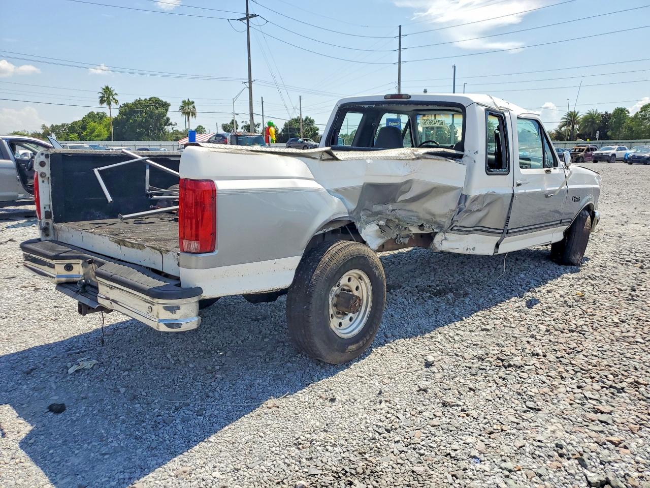 1997 Ford F250 White vin: 1FTHX25H5VEB77159