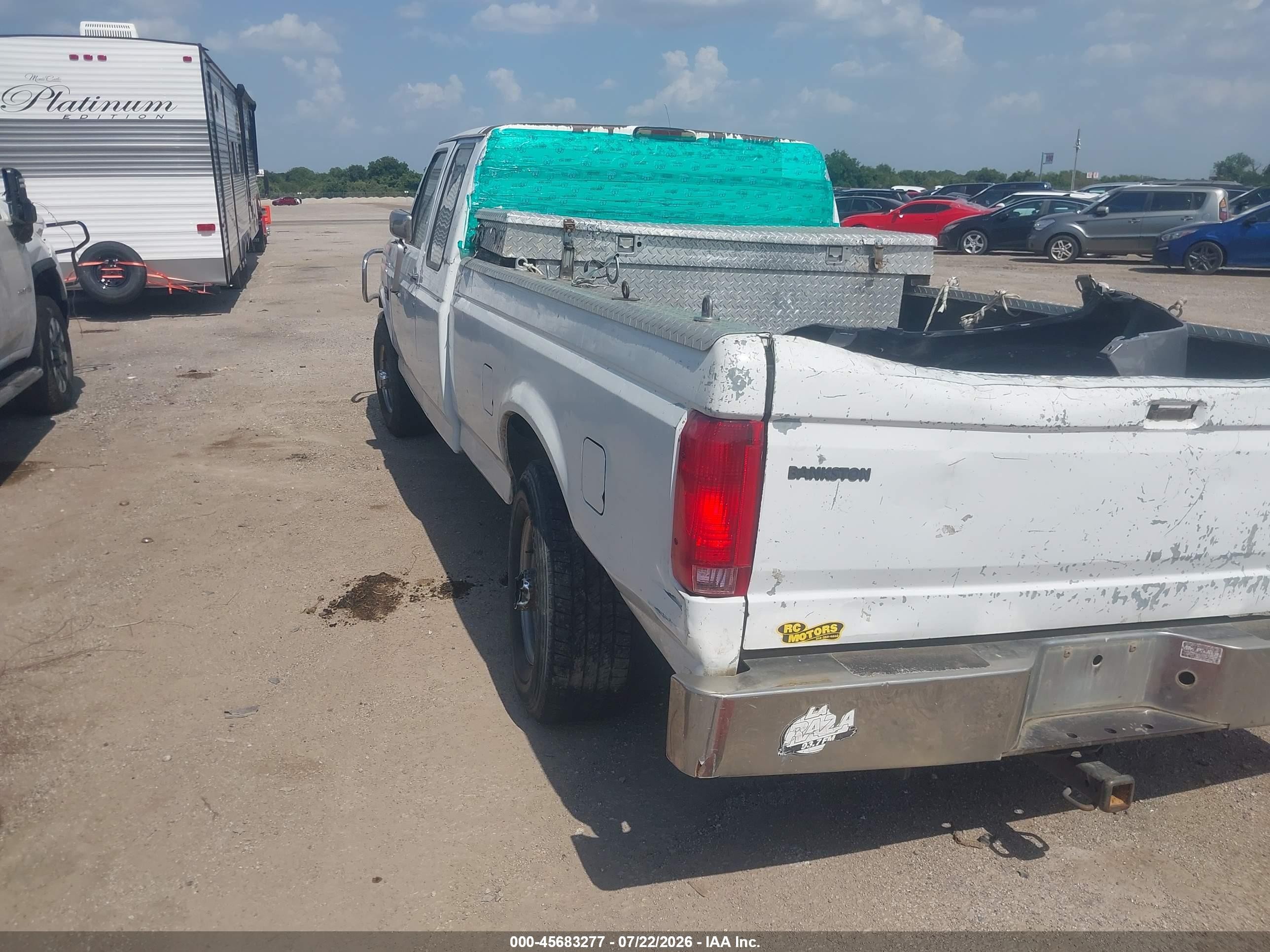 1996 Ford F250 White vin: 1FTHX25H6TEB46659