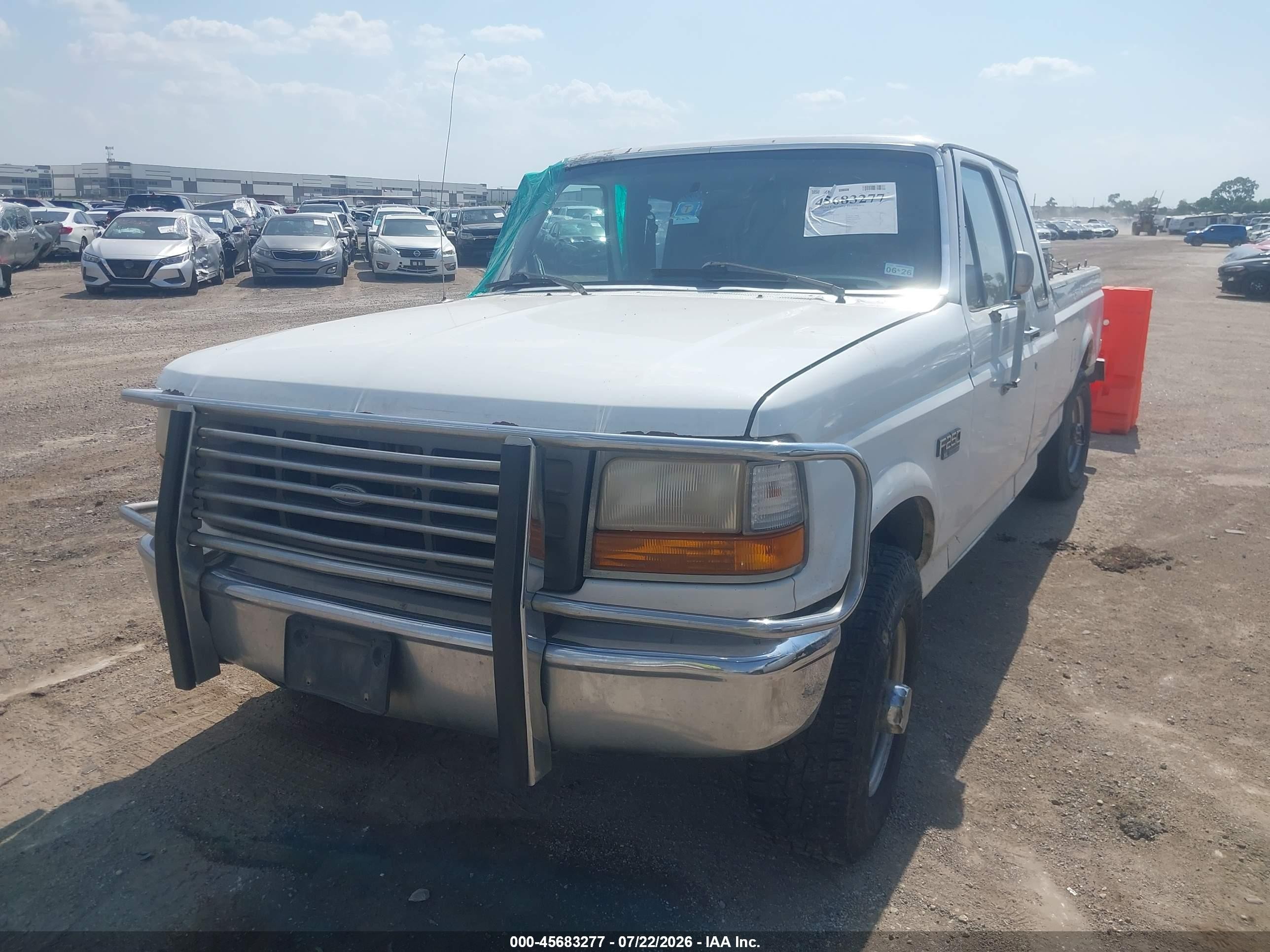 1996 Ford F250 White vin: 1FTHX25H6TEB46659