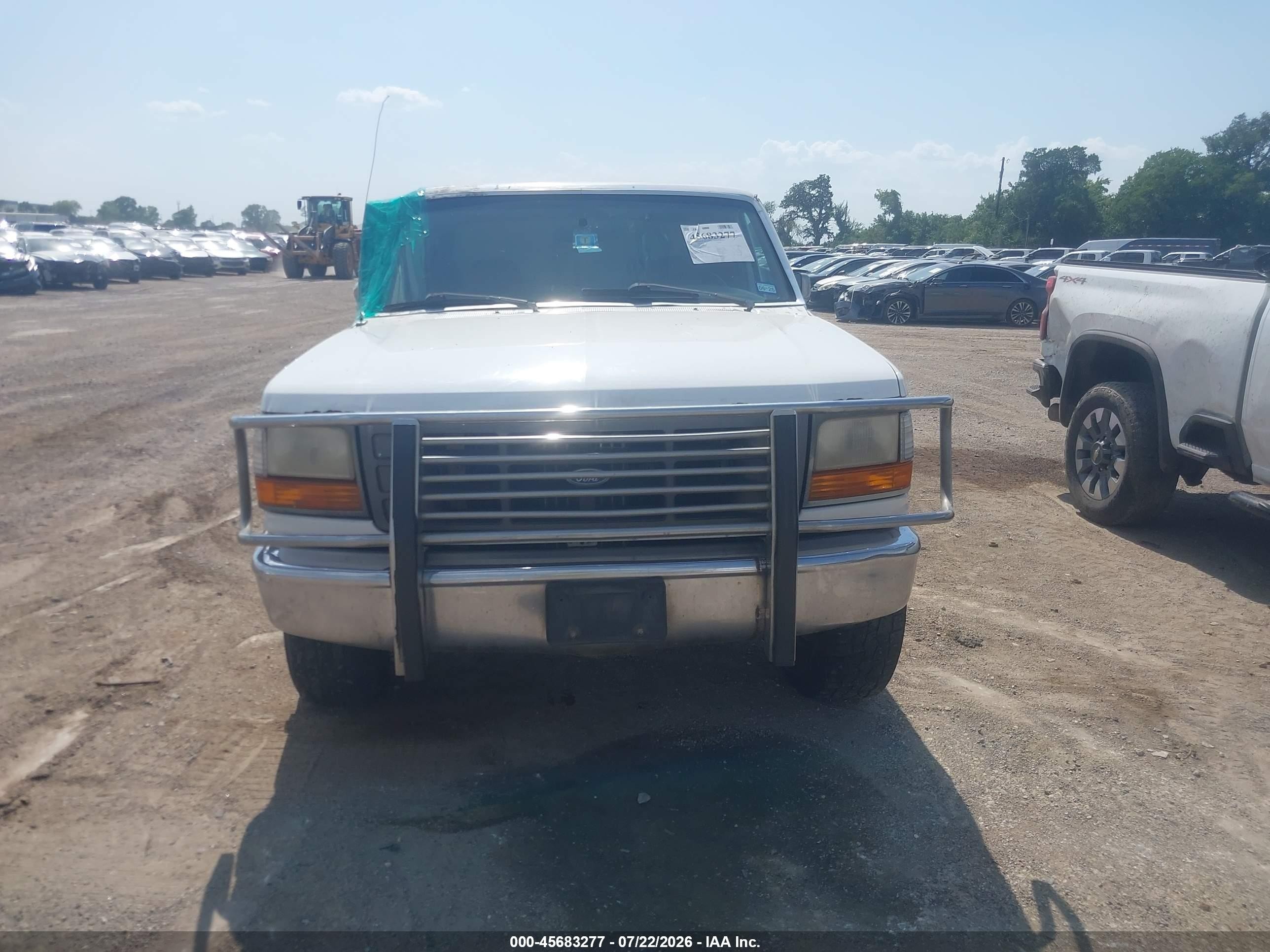 1996 Ford F250 White vin: 1FTHX25H6TEB46659