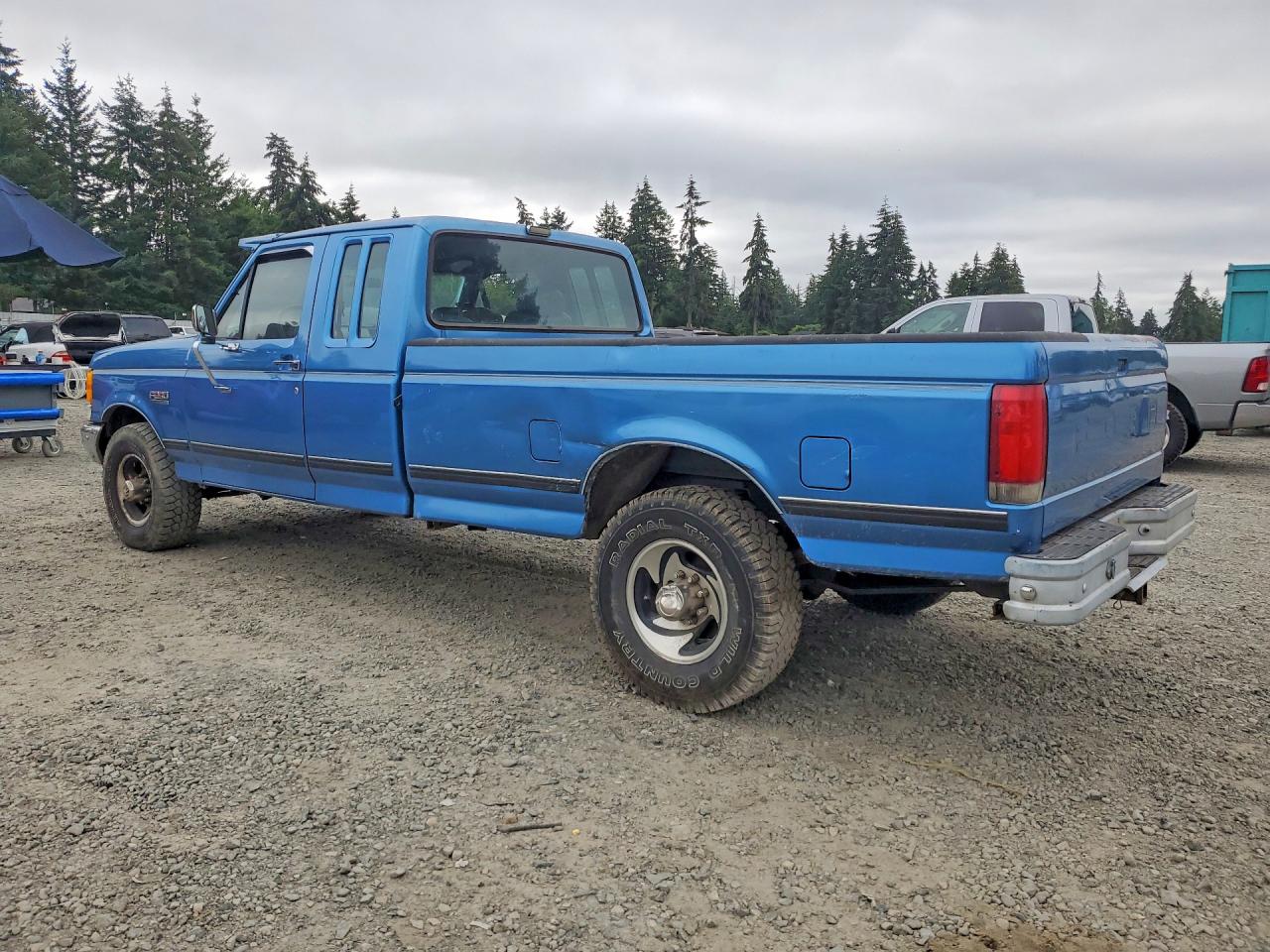 1990 Ford F250 Blue vin: 1FTHX25H7LKA02345