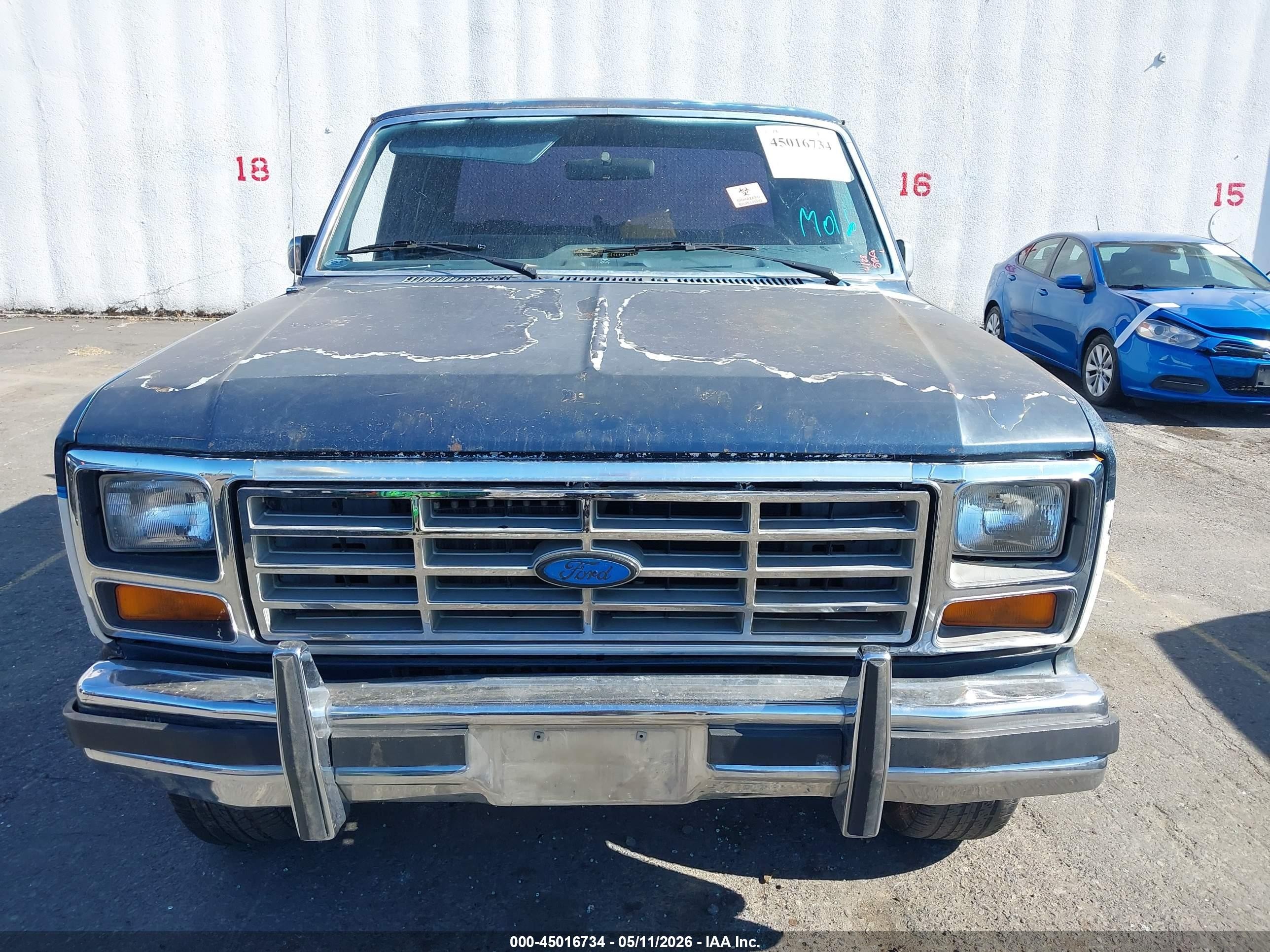 1986 Ford F250   Blue vin: 1FTHX25L3GKB59901