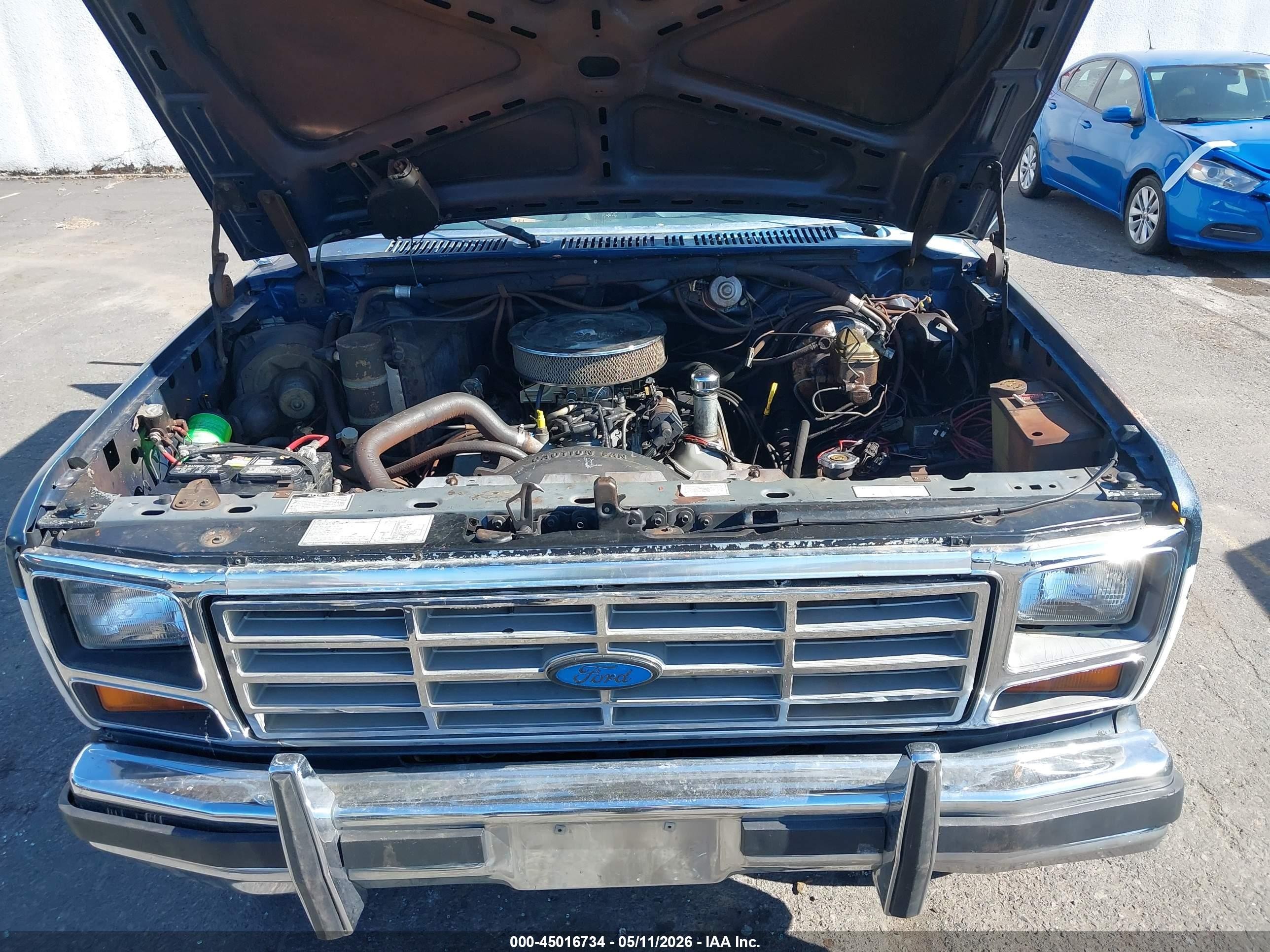 1986 Ford F250   Blue vin: 1FTHX25L3GKB59901