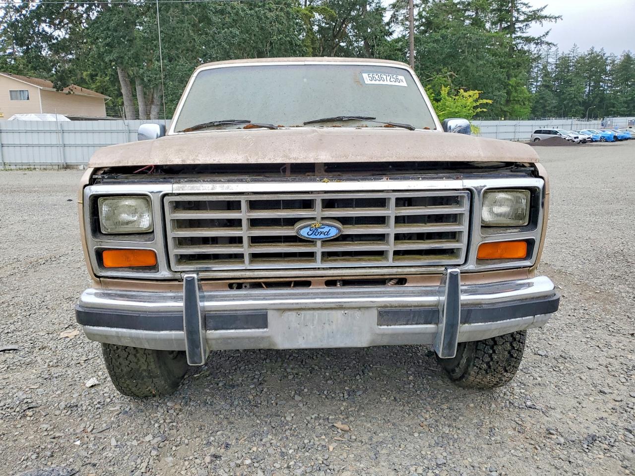 1986 Ford F250 Tan vin: 1FTHX25L7GKA72082