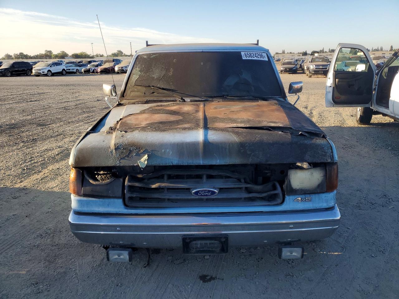 1987 Ford F250 Blue vin: 1FTHX25L8HKB22621