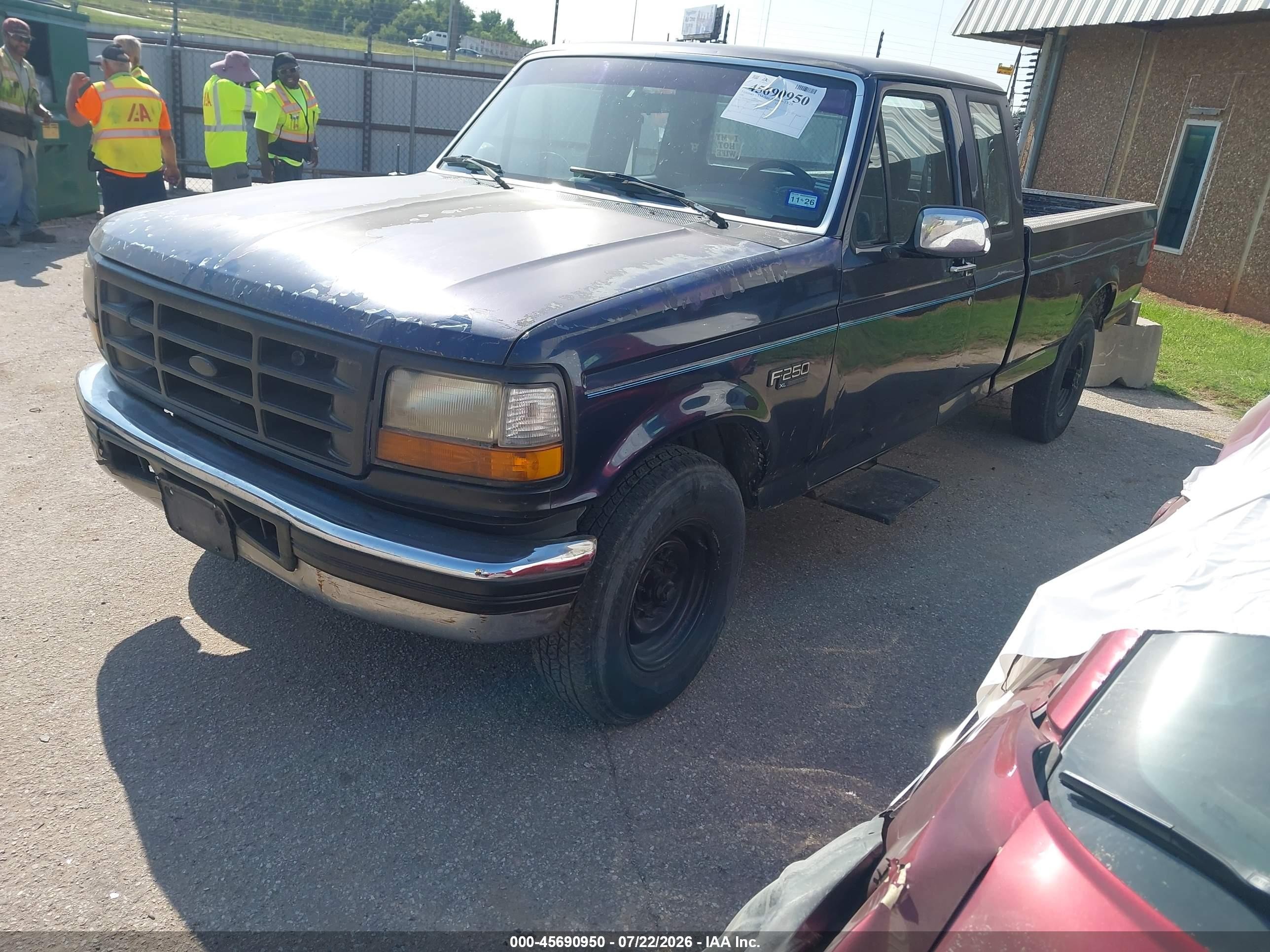 1993 Ford F250   Blue vin: 1FTHX25M2PKB03313