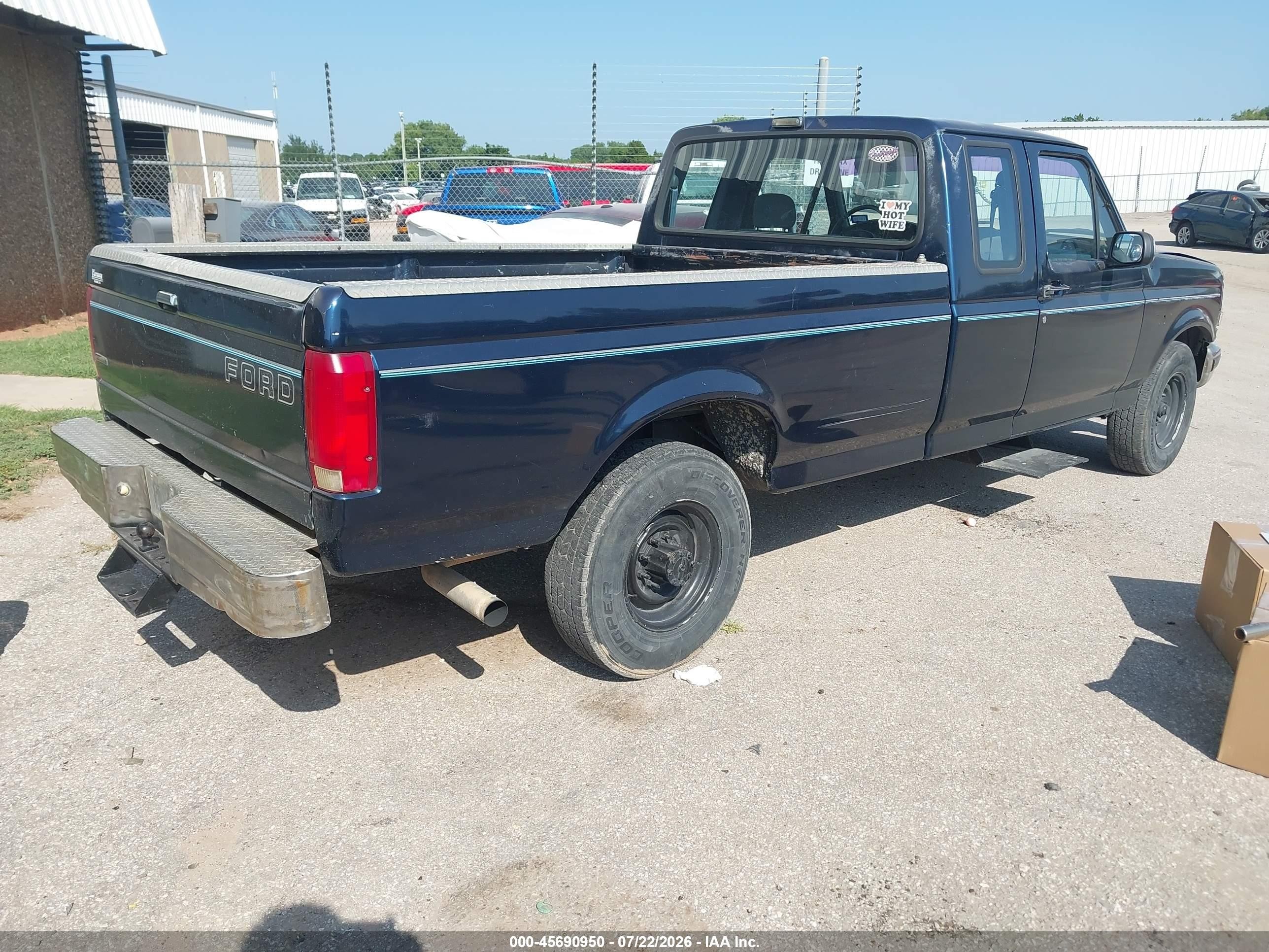1993 Ford F250   Blue vin: 1FTHX25M2PKB03313