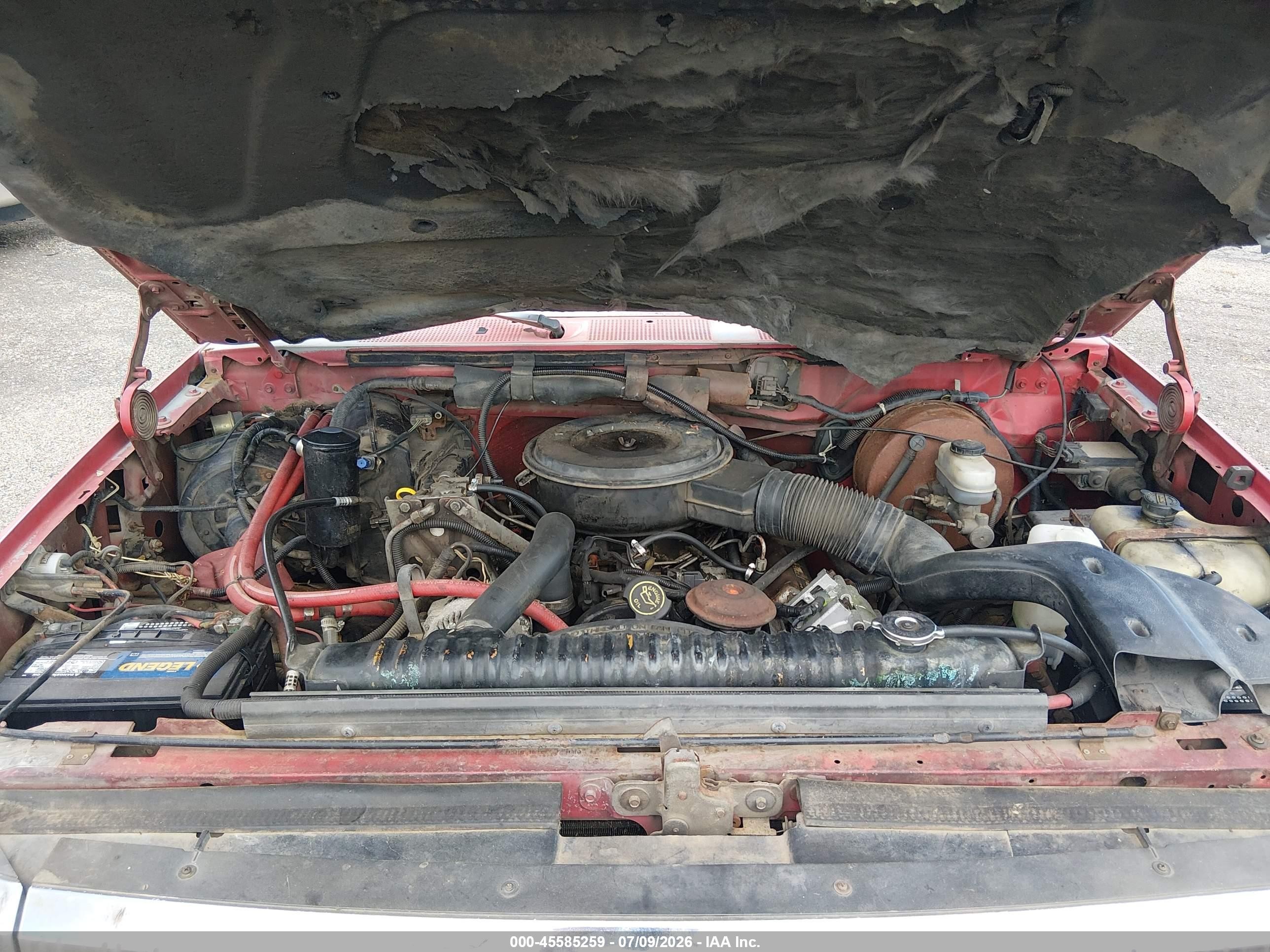 1993 Ford F250   Red vin: 1FTHX25M8PKB23808