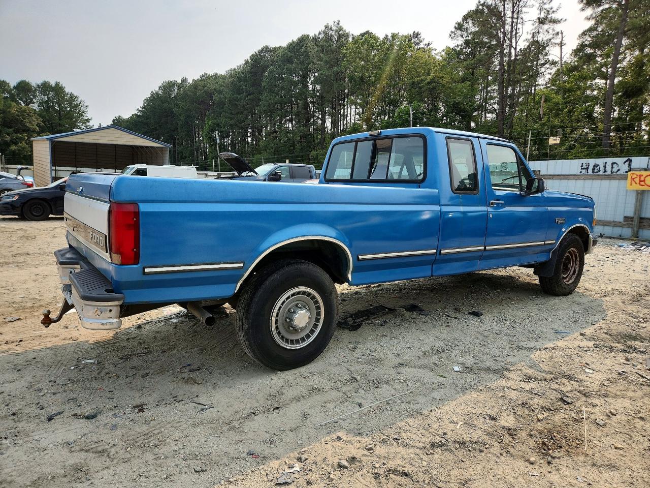 1993 Ford F250 Blue vin: 1FTHX25M9PKB14924