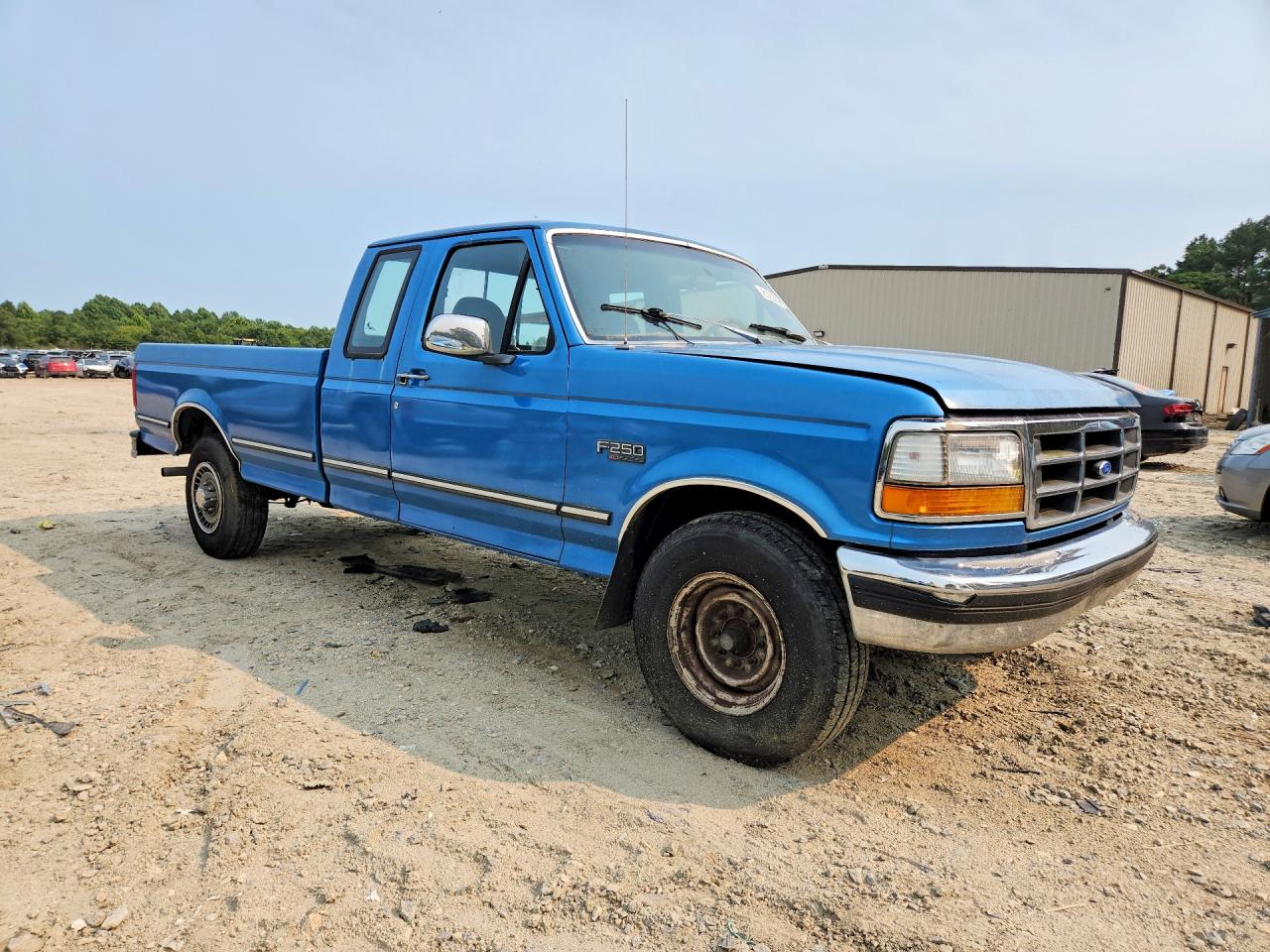1993 Ford F250 Blue vin: 1FTHX25M9PKB14924