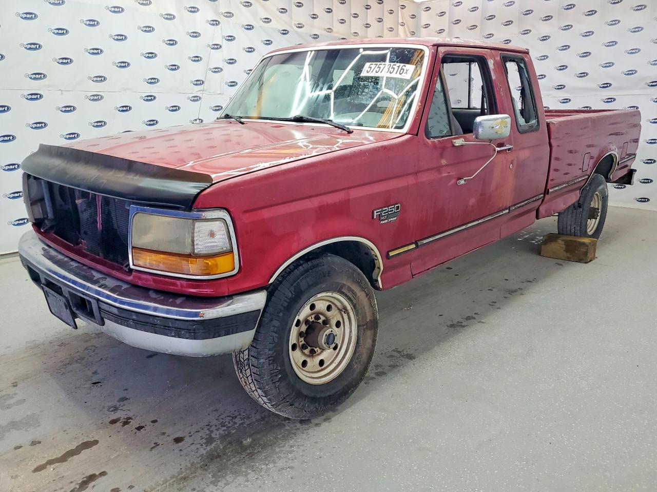 1995 Ford F250 Red vin: 1FTHX26F0SKB23259