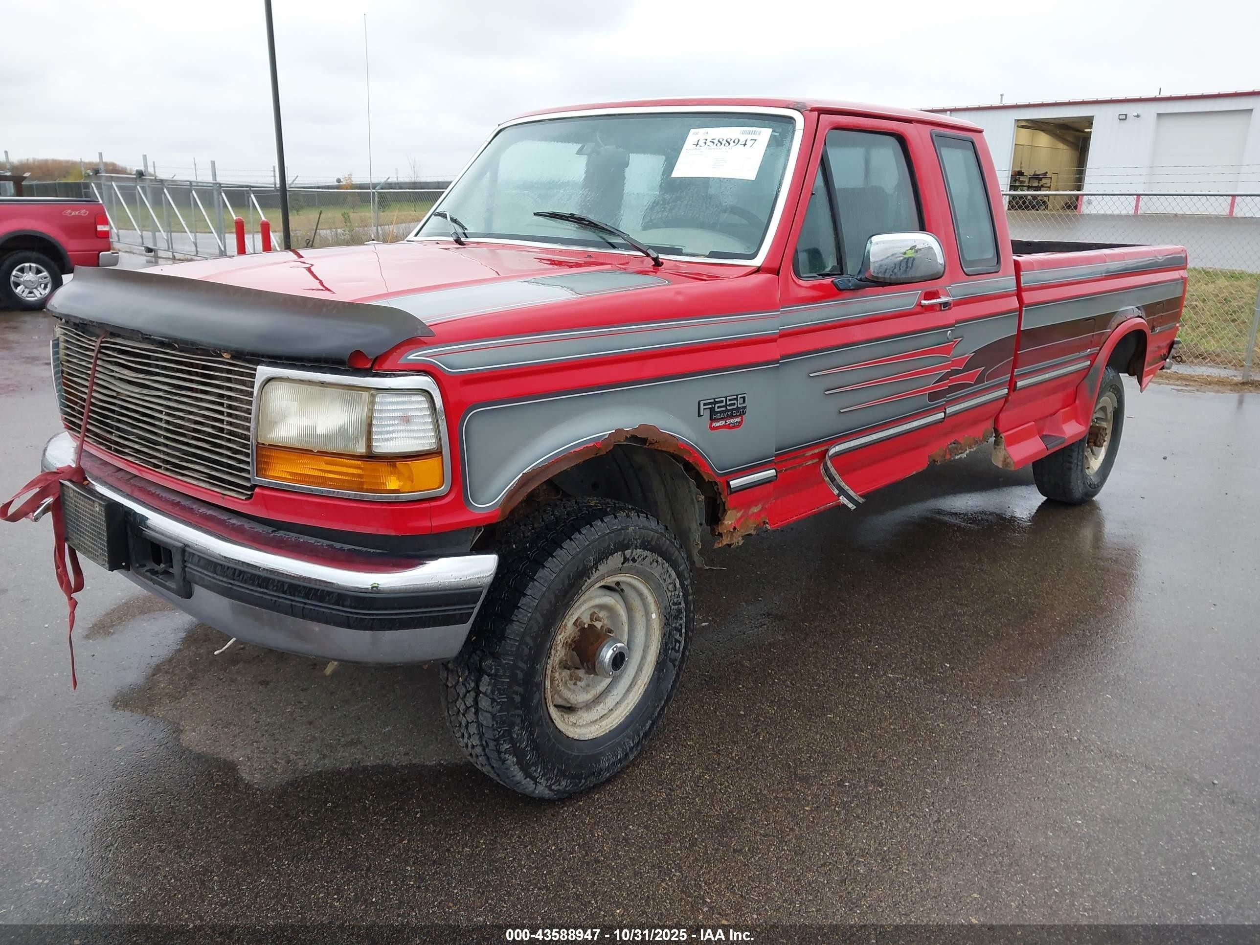1997 Ford F250   Red vin: 1FTHX26F0VEB61528